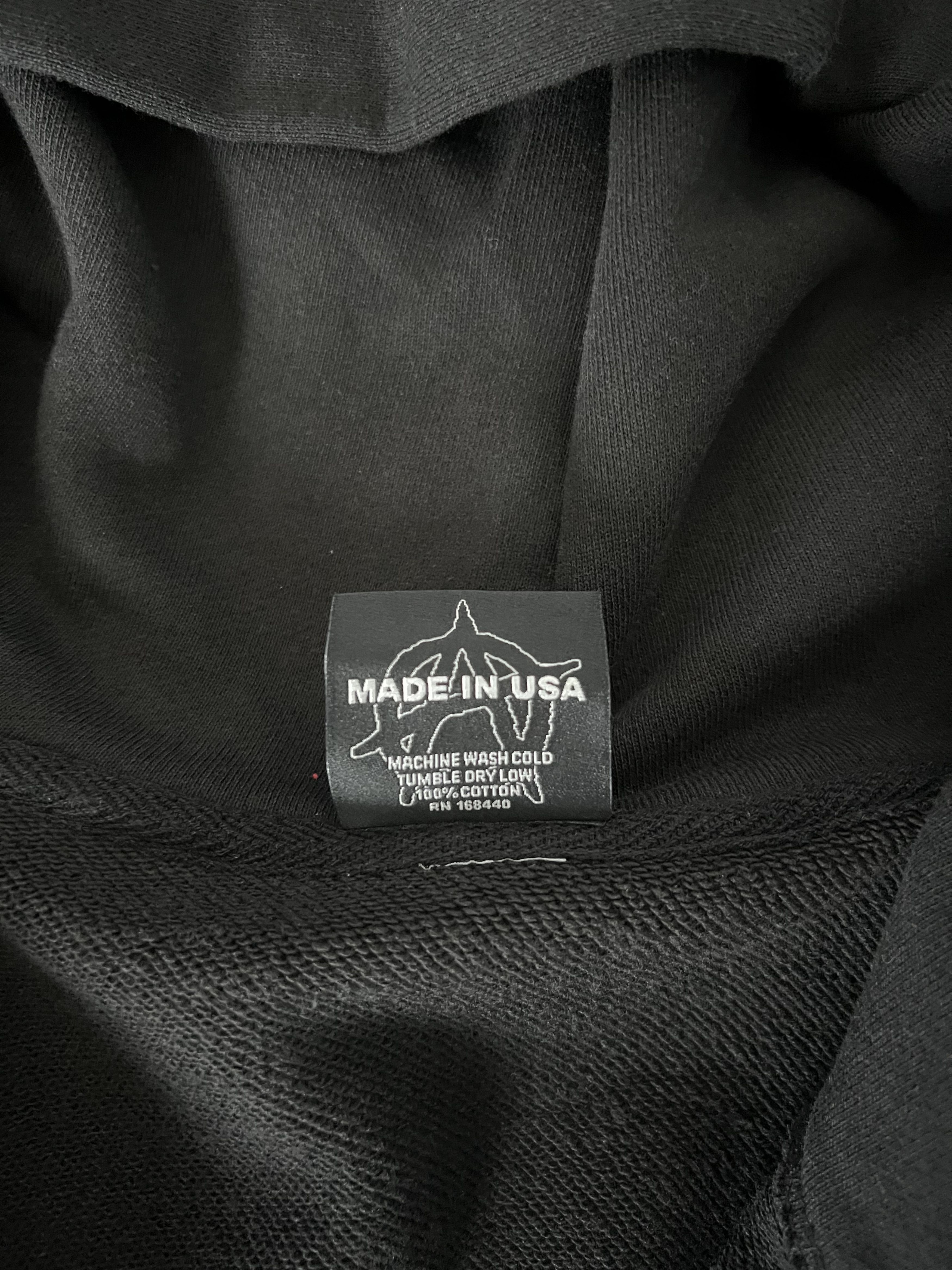 Revenge XXXTENTACION Kingdom Zip Up Hoodie in Black