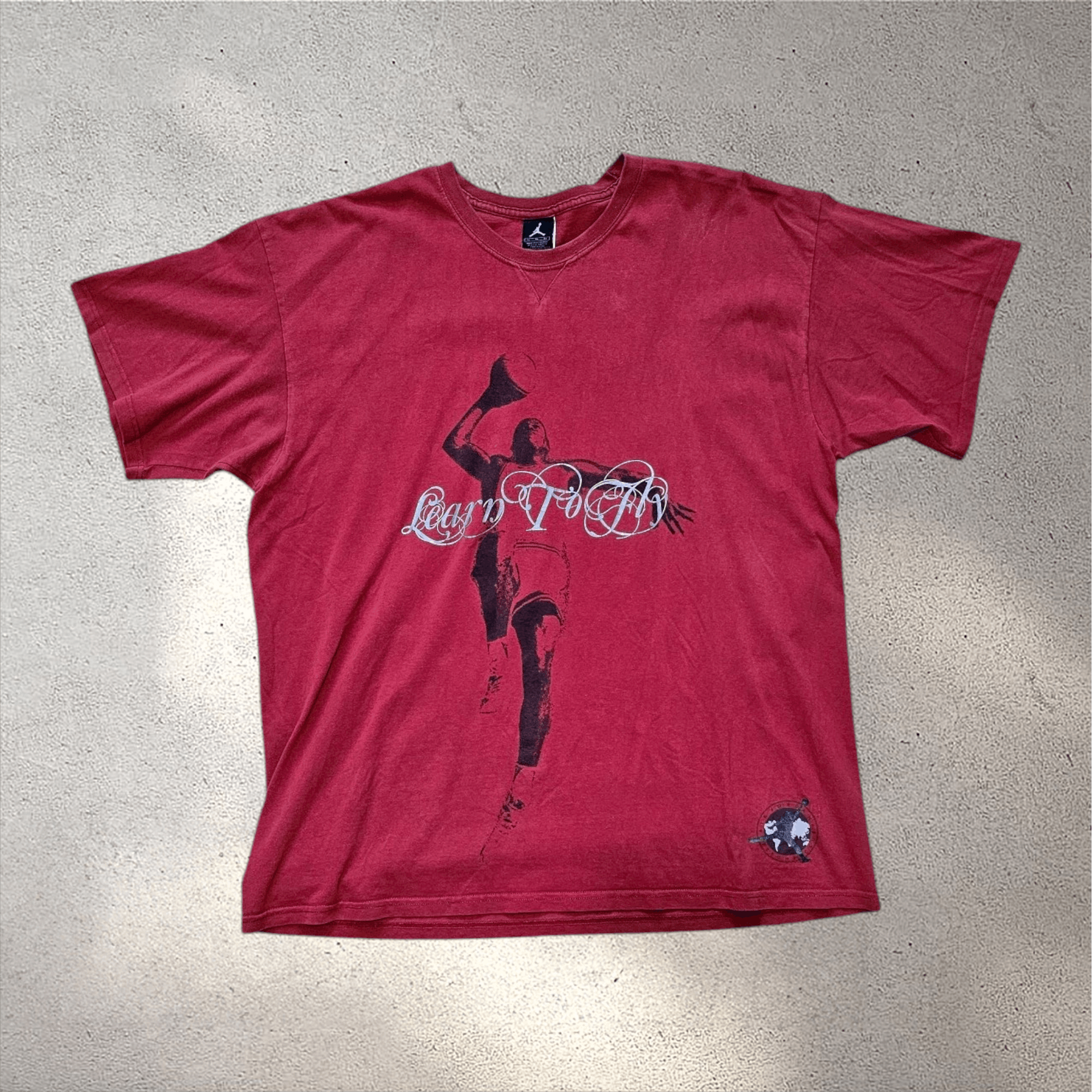 Jordan Brand × NBA × Vintage Jordan Learn To Fly Rare Tee Size US XL / EU 56 / 4 - 1 Thumbnail