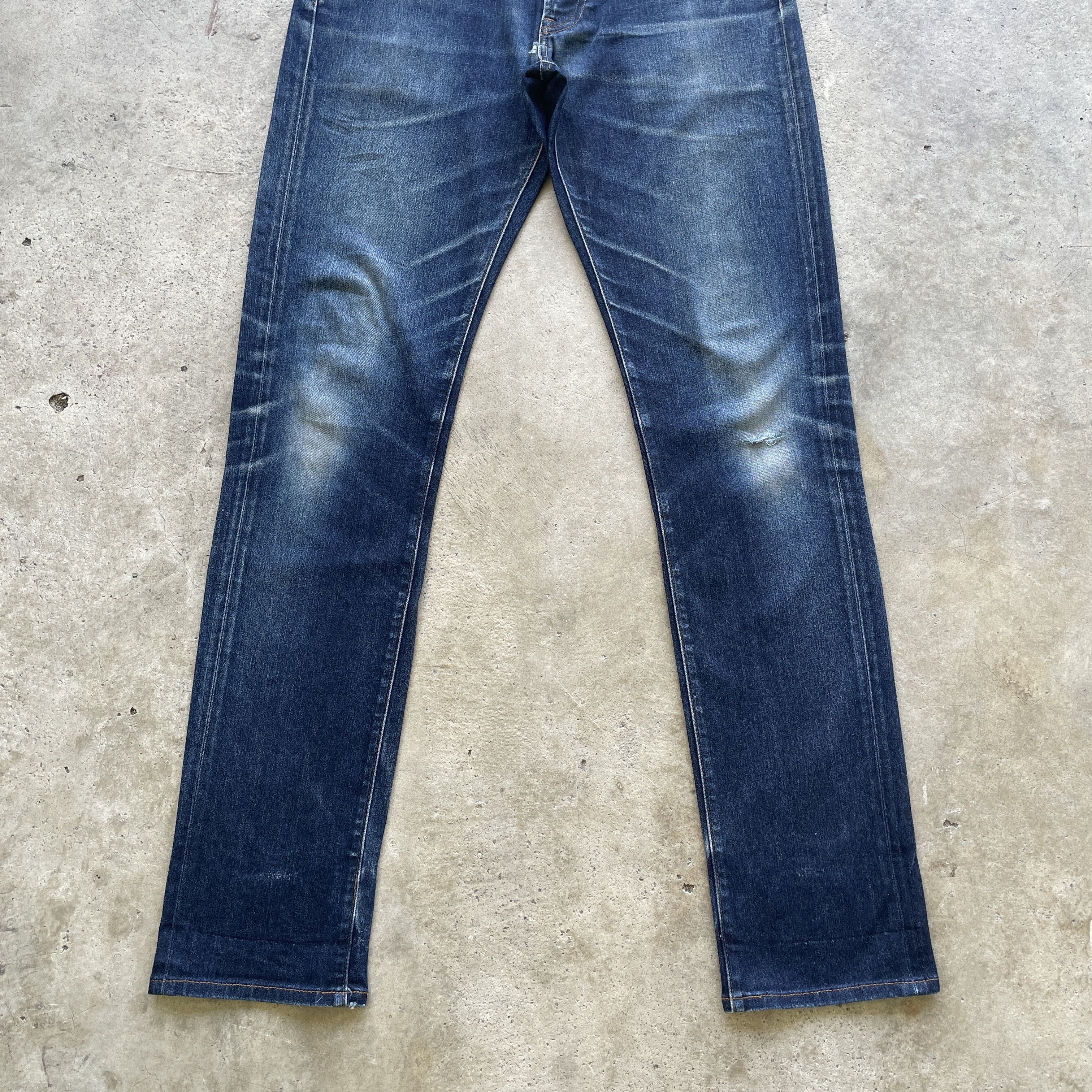 Japanese Brand VINTAGE JAPANESE SKINNY DENIM FADED JEANS PANTS W31 Size US 31 - 4 Thumbnail