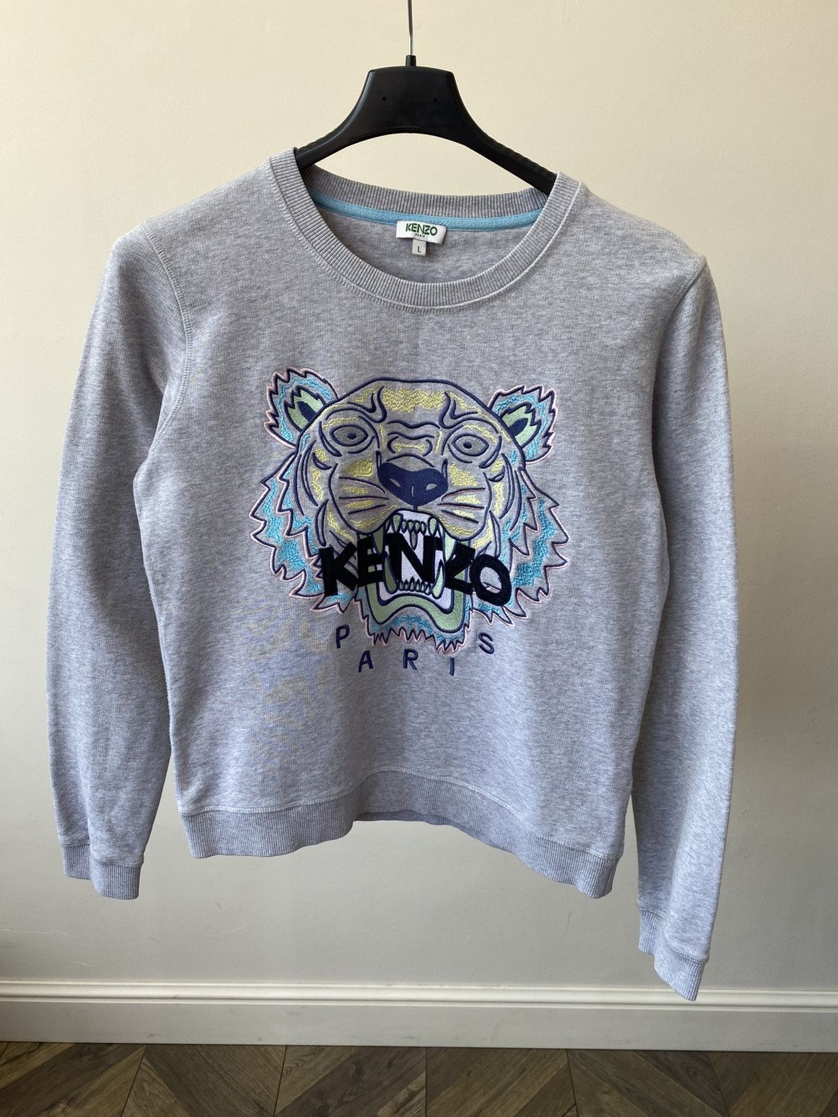 Kenzo Vintage Kenzo womens Tiger sweatshirt Size L / US 10 / IT 46 - 2 Thumbnail