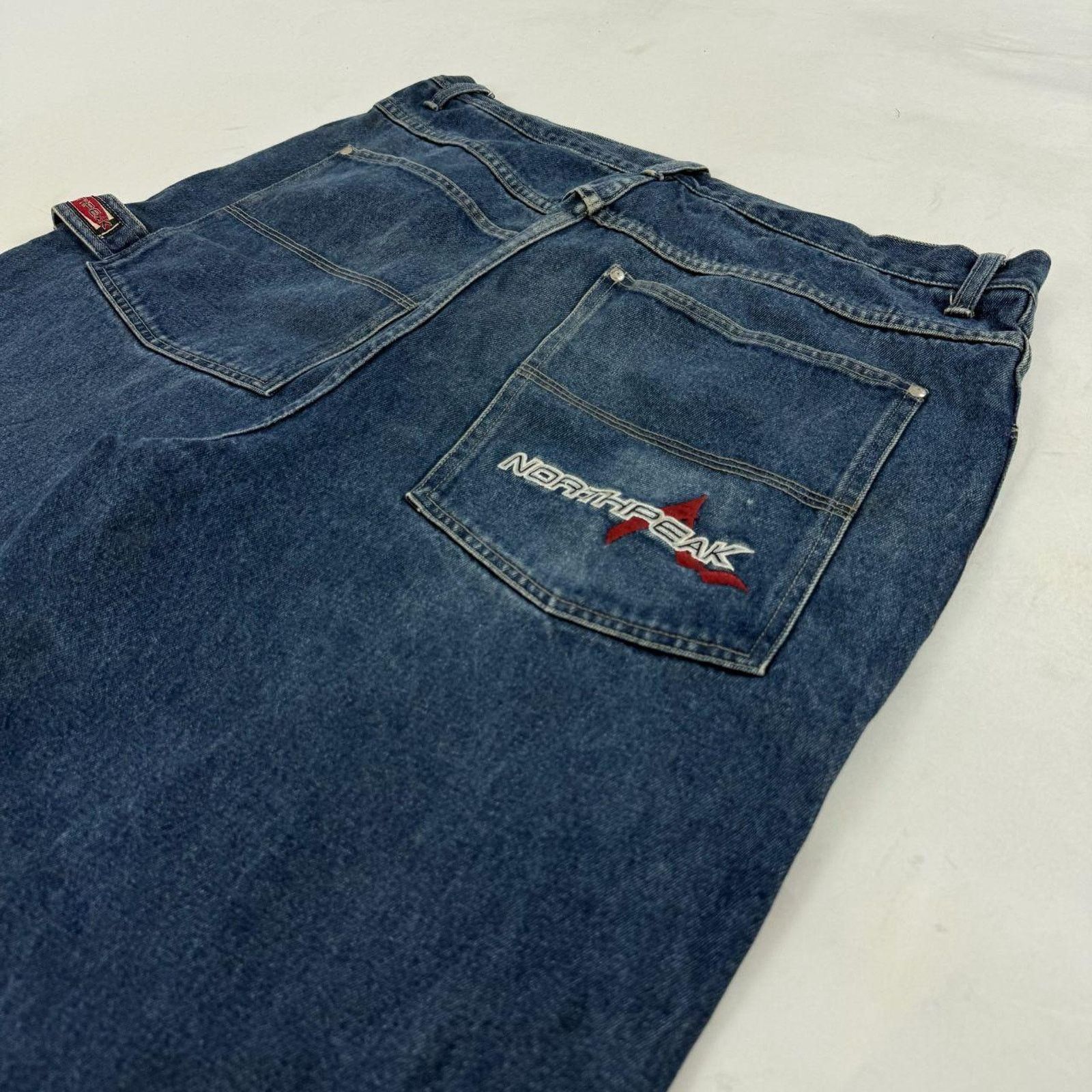 Ecko Unltd. × JNCO × Vintage Vintage y2k archive baggy wide leg skater embroidered jeans Size US 38 / EU 54 - 2 Thumbnail