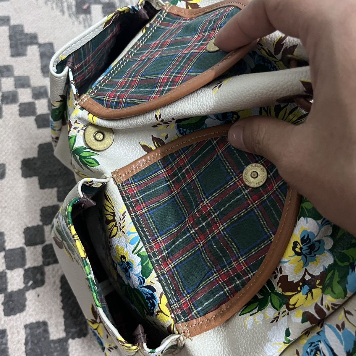 Kenzo Authentic Vintage Kenzo Paris Floral Leather Backpack Size ONE SIZE - 8 Thumbnail