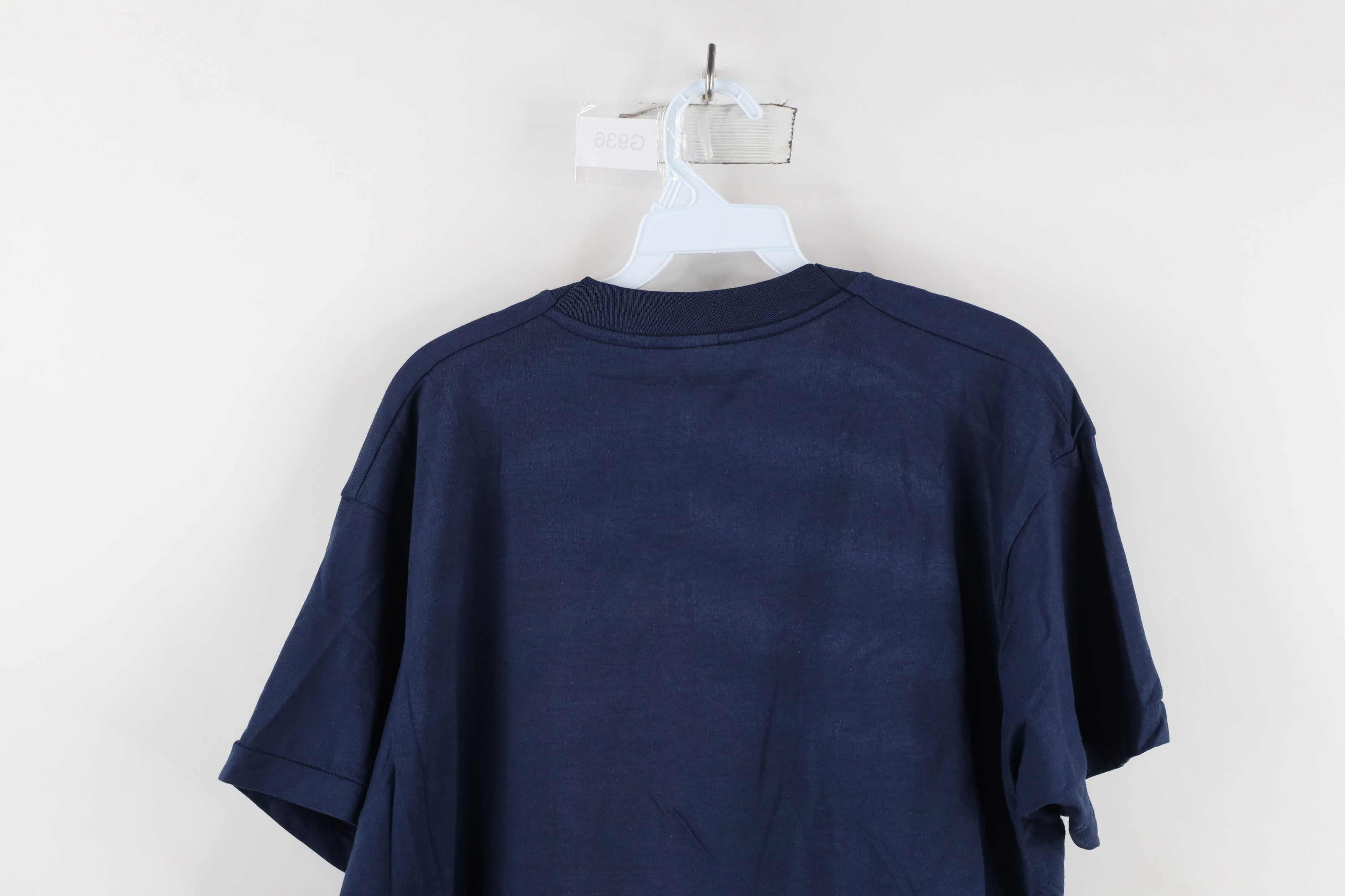 Vintage NOS Vintage 80s Local 20 Teamsters Union T-Shirt Blue USA Size US XL / EU 56 / 4 - 11 Thumbnail