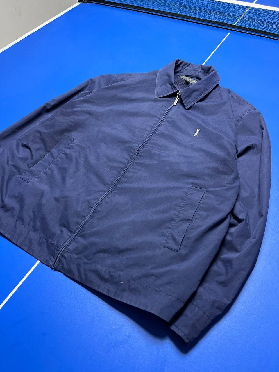 Yves Saint Laurent Vintage Yves Saint Lauren Bomber Jacket Men Size L Size US L / EU 52-54 / 3 - 3 Thumbnail