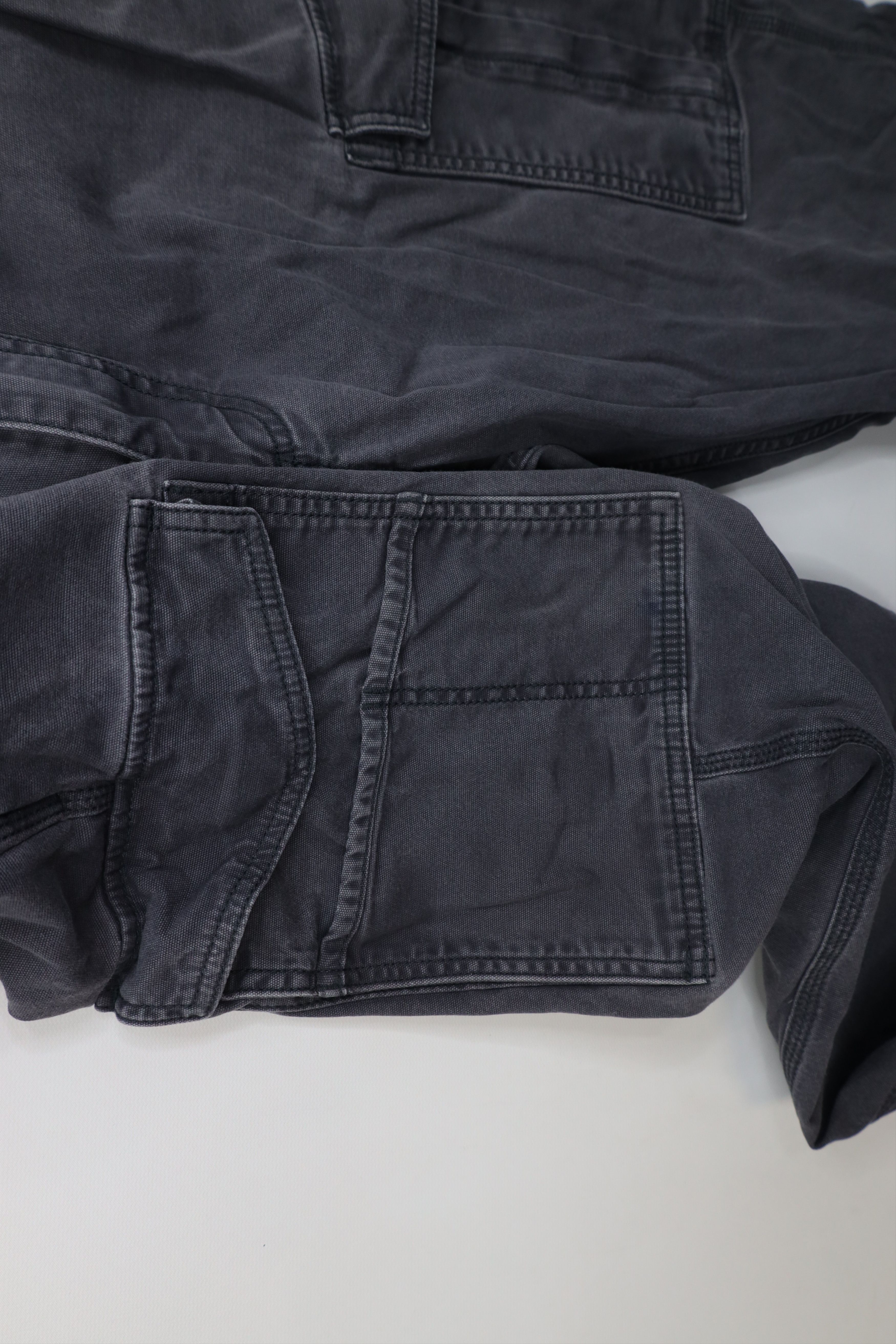 Carhartt Vintage Carhartt Relaxed Canvas Wide Leg Cargo Pants Gray Size US 38 / EU 54 - 6 Thumbnail