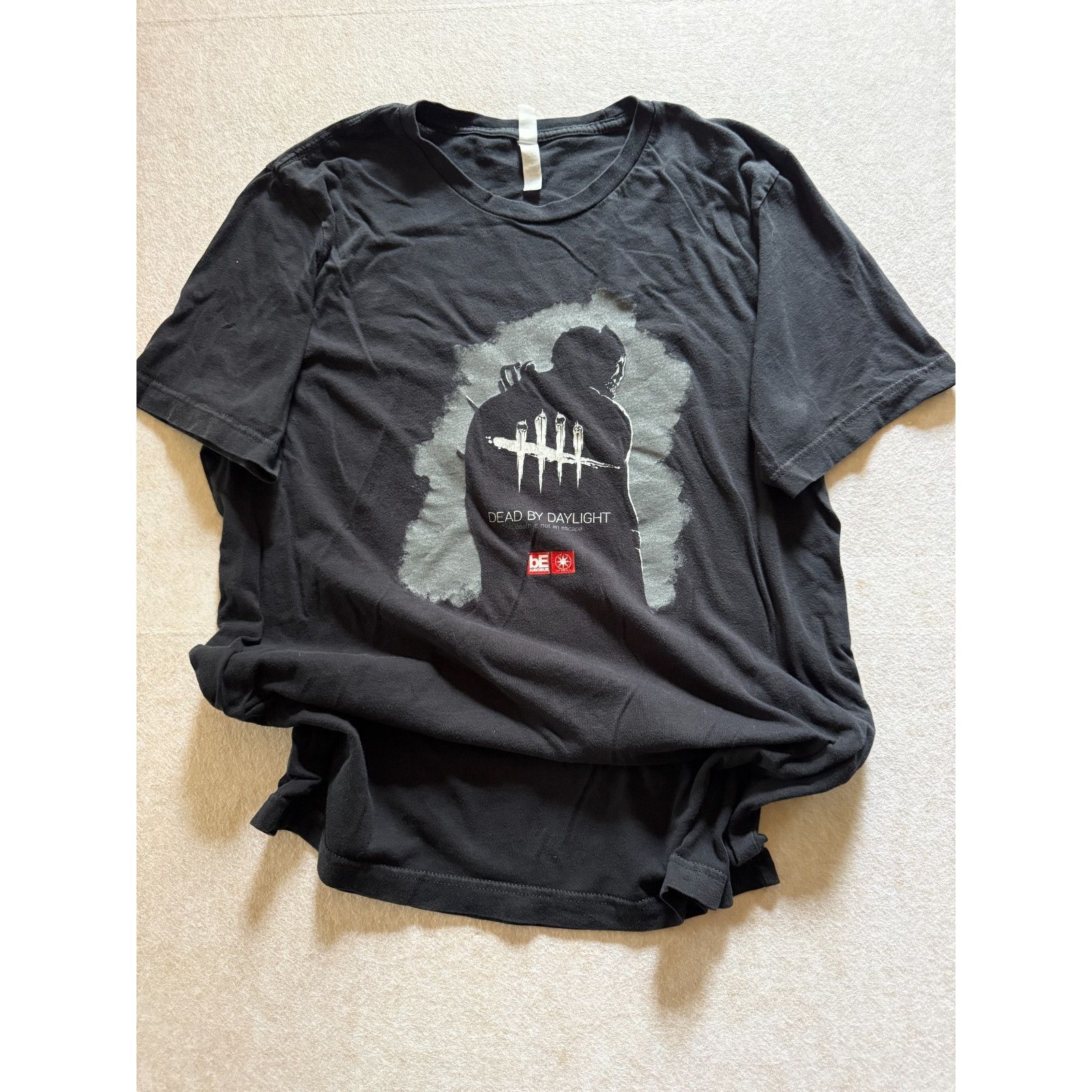 Canvas Dead By Dayligh Mens Large Black Graphic Tee Death Is Not A Size US L / EU 52-54 / 3 - 3 Thumbnail