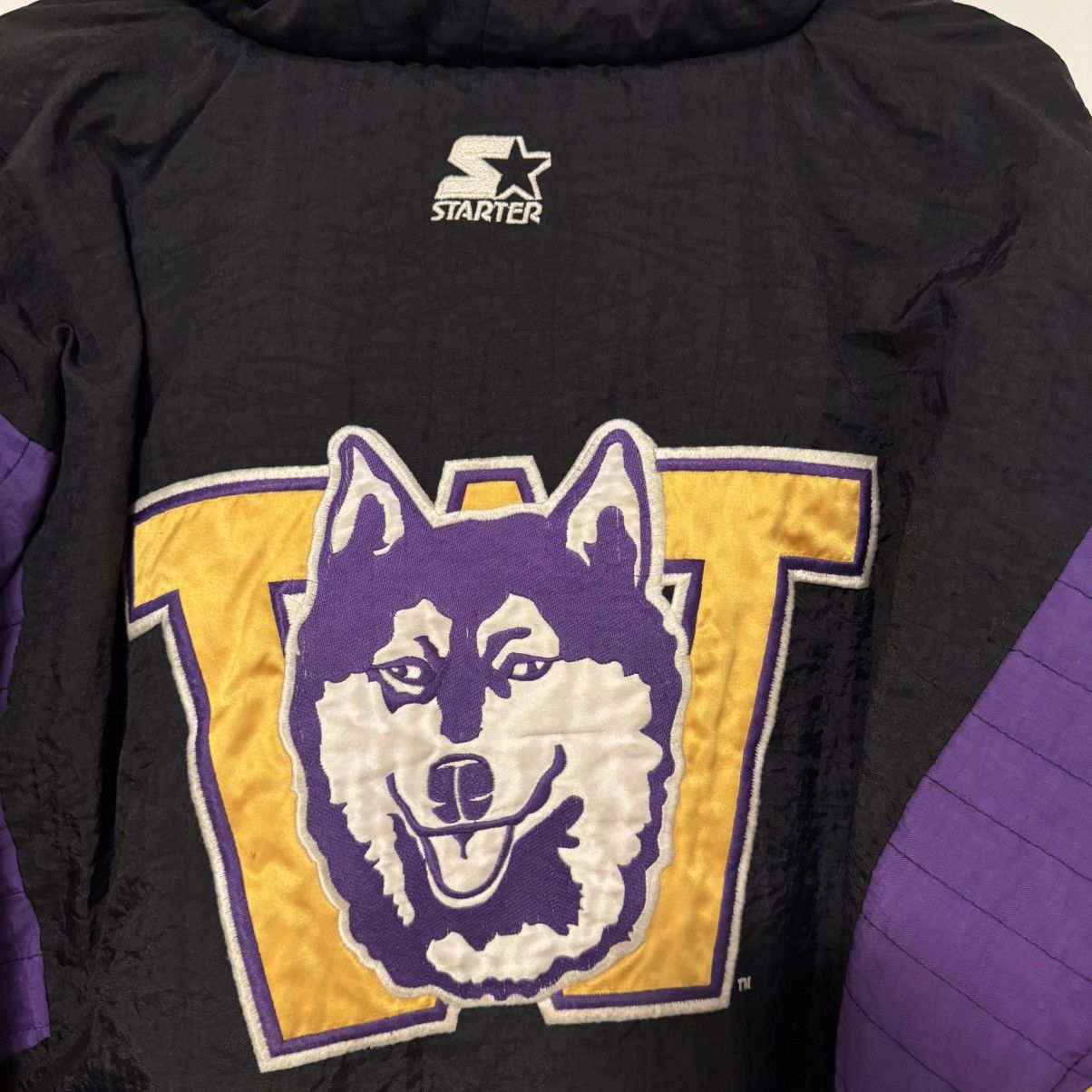 Starter Vintage Washington Huskies Starter Pullover Size US XL / EU 56 / 4 - 6 Thumbnail
