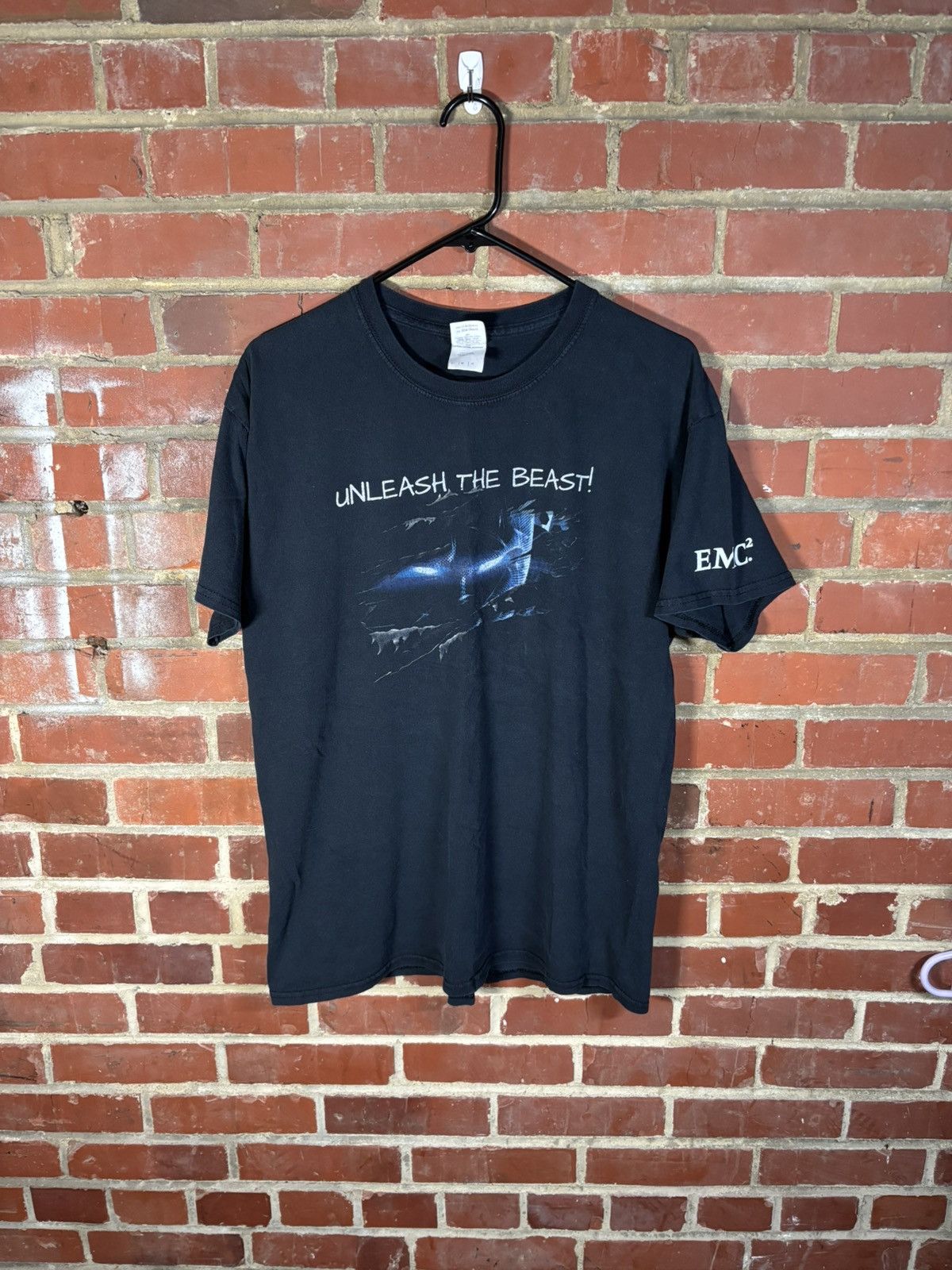Other Vintage Y2k Unleash The Beast Dell EMC2 Computer Shirt Sz L Size US L / EU 52-54 / 3 - 1 Thumbnail