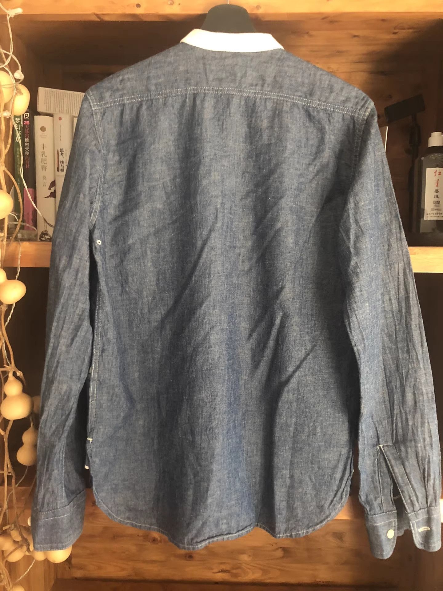 Nigel Cabourn Nigel Cabourn Indigo Dyed Selvedge Shirt Size US M / EU 48-50 / 2 - 6 Thumbnail