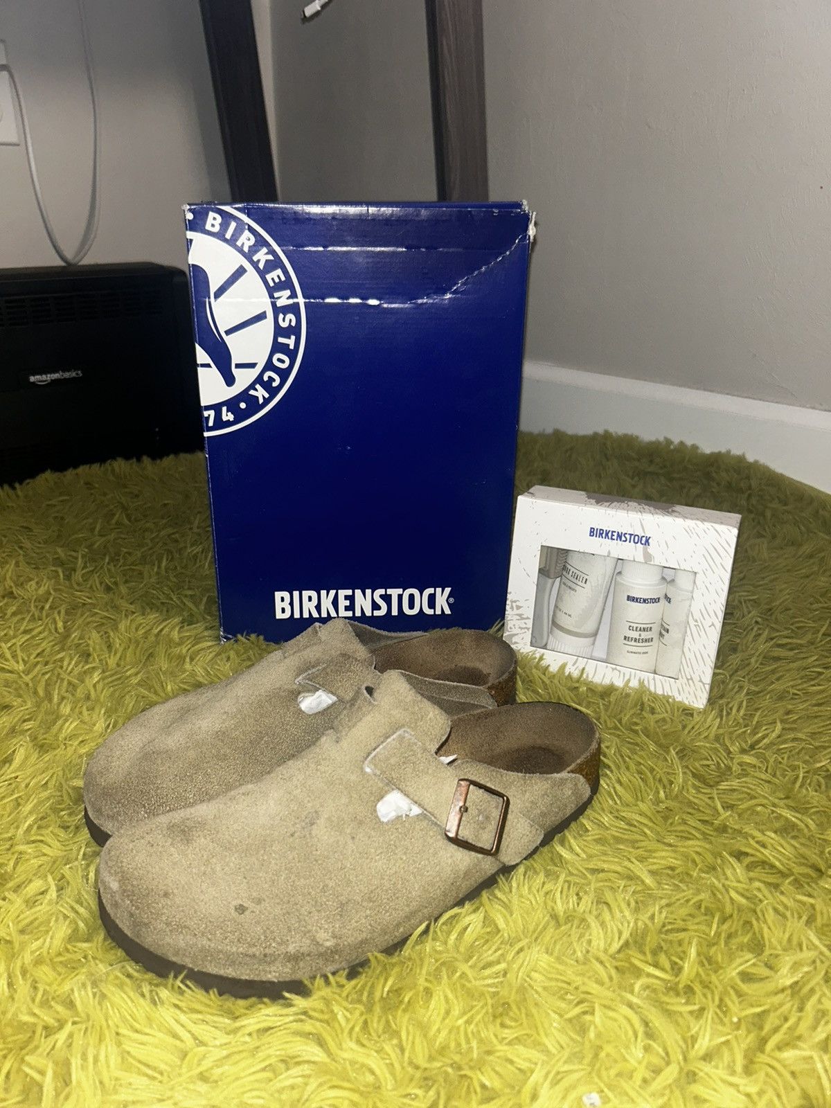 Birkenstock Boston Birkenstocks w/ Cleaning Kit Size US 8 / EU 41 - 1 Thumbnail
