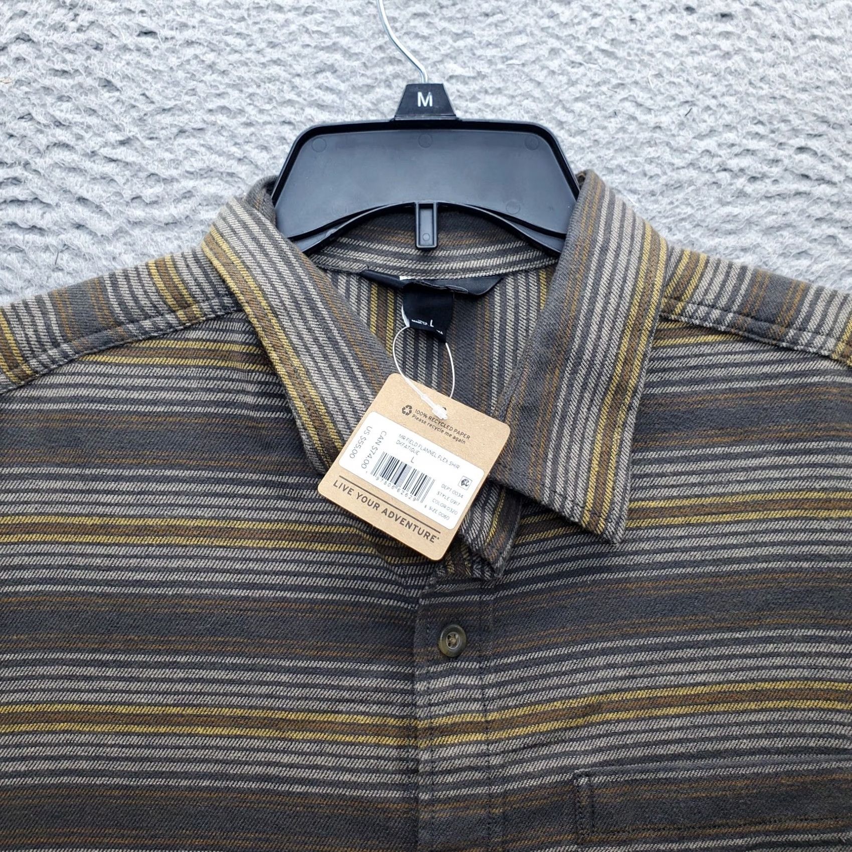 Eddie Bauer Eddie Bauer Flannel Shirt Mens L Multi Striped Long Sleeve Collared Button Up Size US L / EU 52-54 / 3 - 5 Thumbnail