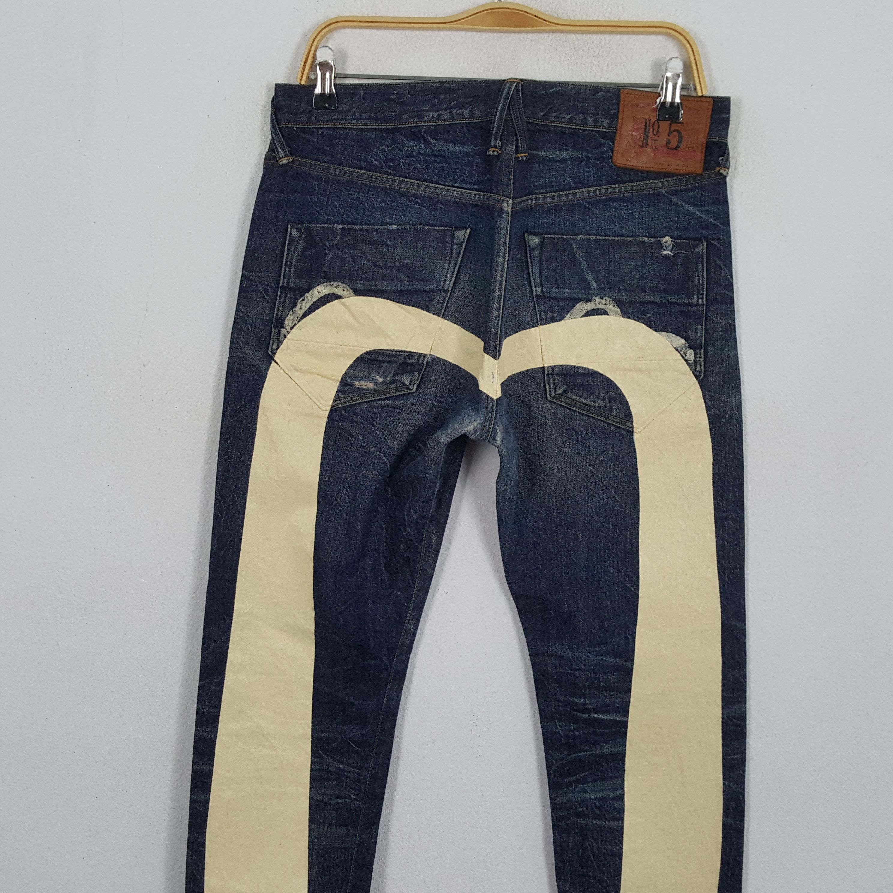 Evisu × Japanese Brand × Vintage Vintage EVISU Japanese Brand Daicock Custom Style Jeans Size US 31 - 2 Thumbnail