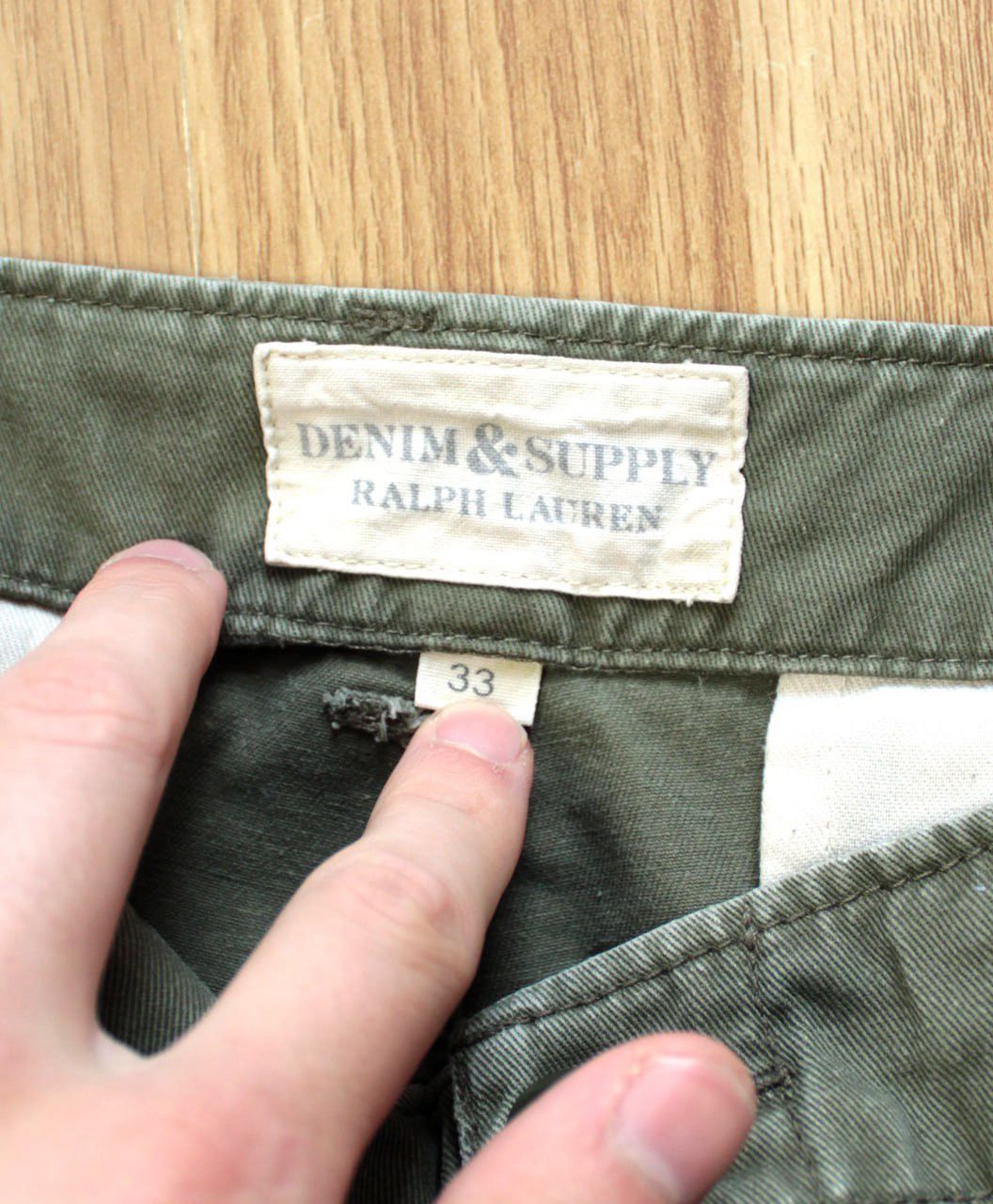 Denim & Supply Ralph Lauren 🔥 Denim & Supply Ralph Lauren Cargo Army Shorts Y2K Work USA Size US 33 - 3 Thumbnail