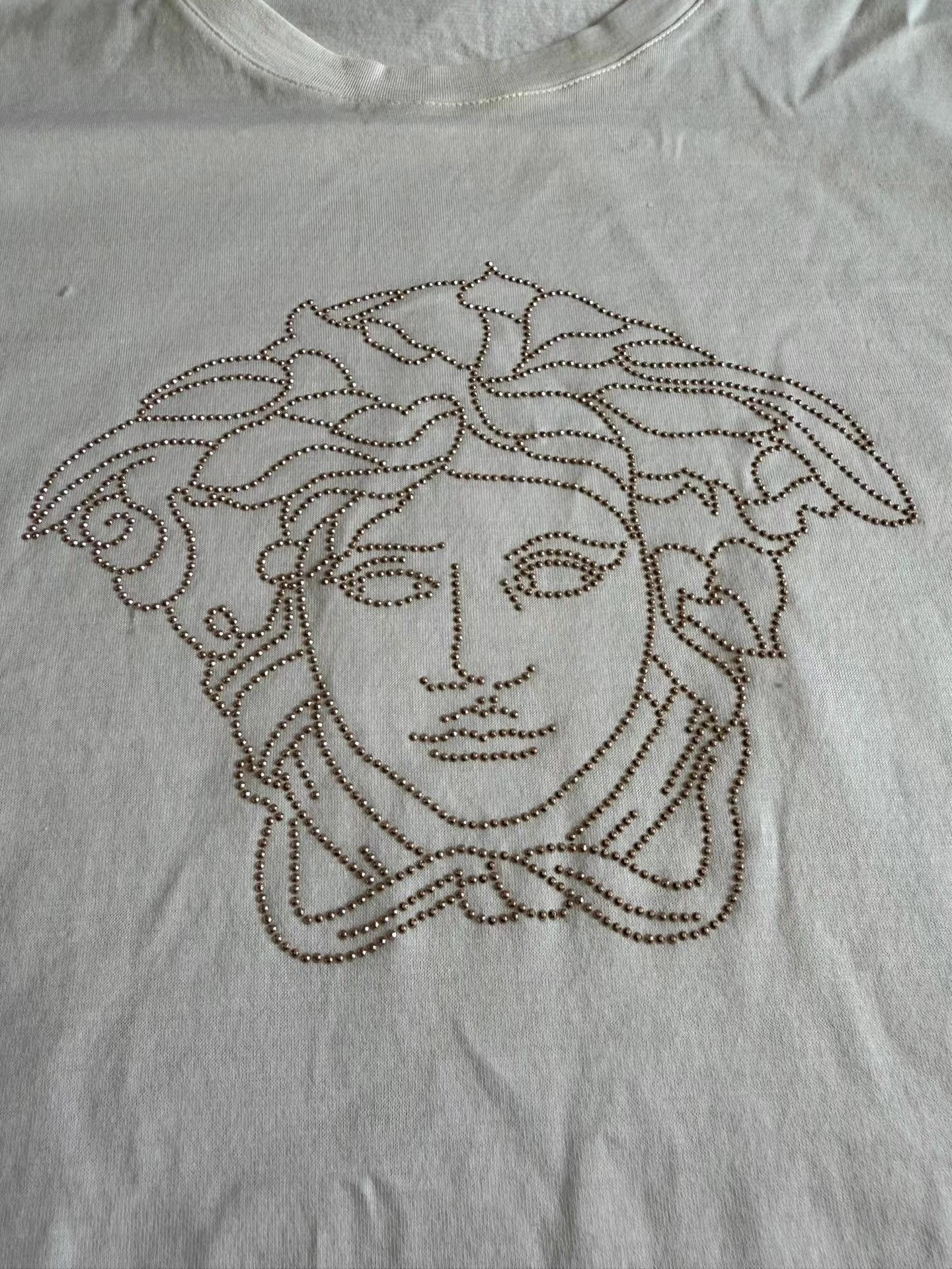 Versace Versace Crystal-Embellished T-shirt Ｑ23 Size US S / EU 44-46 / 1 - 4 Thumbnail