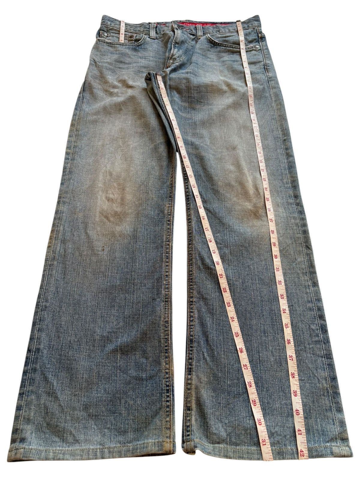 Edwin SALES🔥Vintage Japanese Edwin 503 Mud Wash Loose Baggy Jeans Size US 35 - 13 Thumbnail