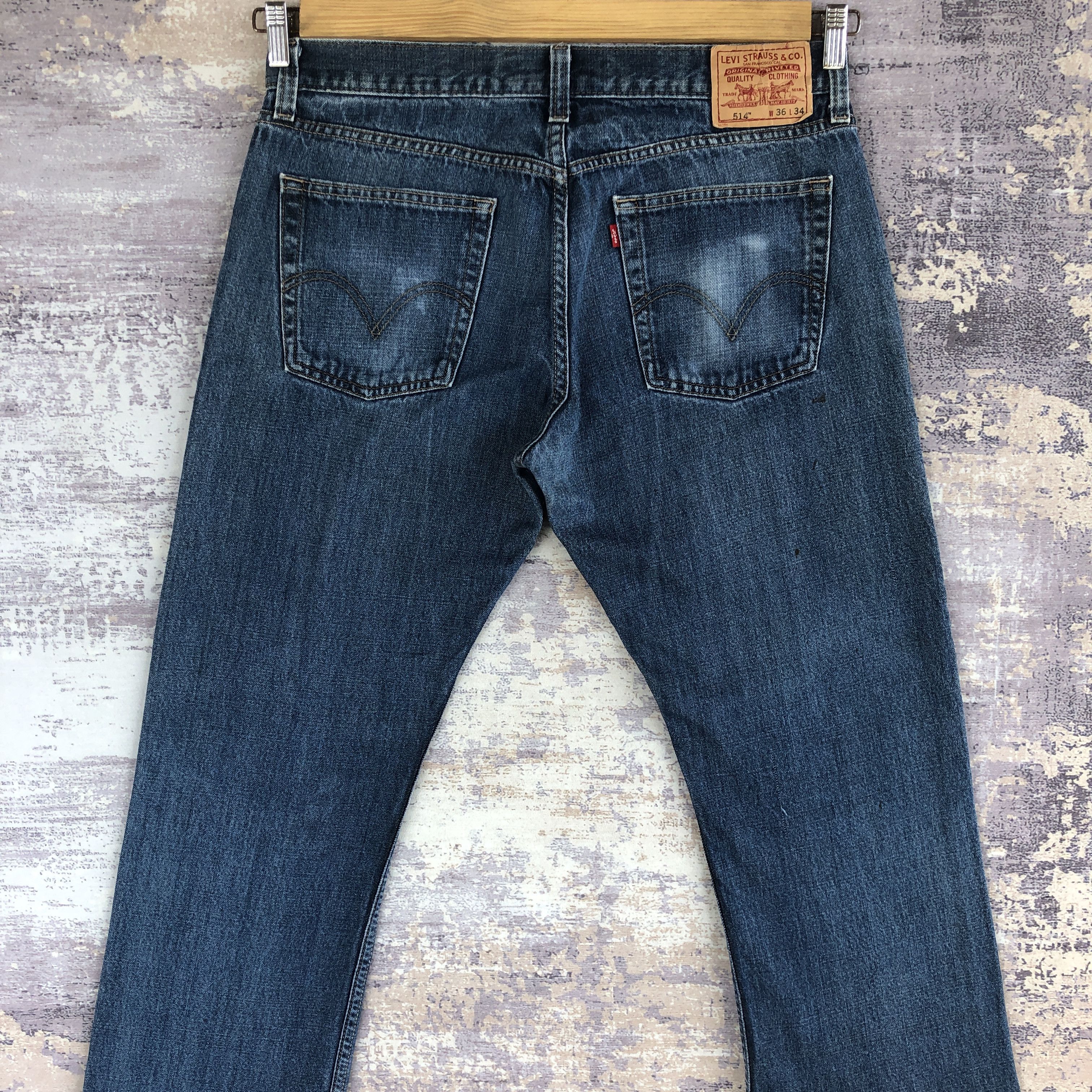 Levi's Vintage Levis Jeans Distressed Levi's 514 Faded Denim Size US 34 / EU 50 - 4 Thumbnail
