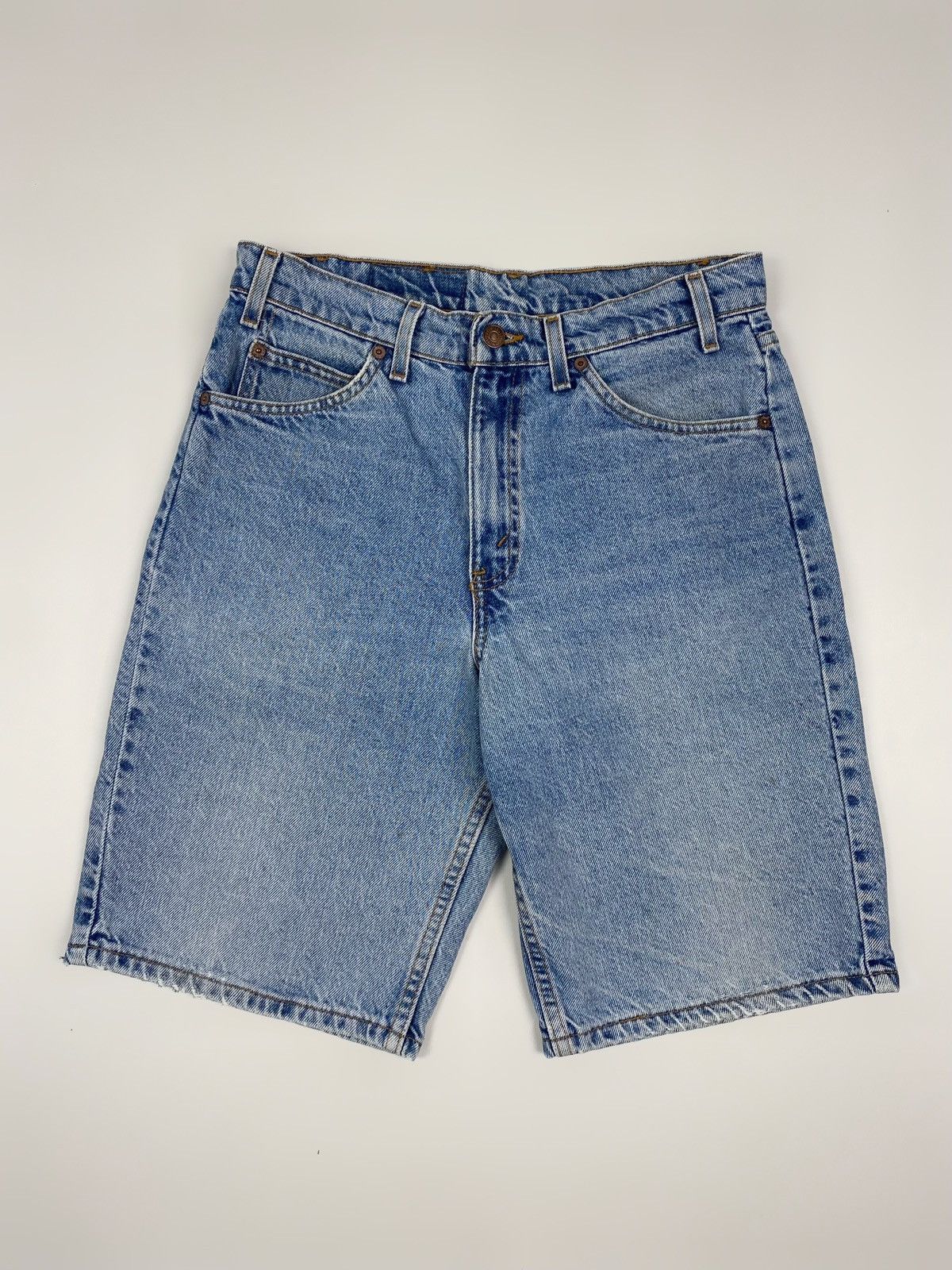 Levi's 1990’s Vintage Levi’s 550 Orange Tab Relaxed Fit Denim Jorts Size US 32 / EU 48 - 2 Thumbnail