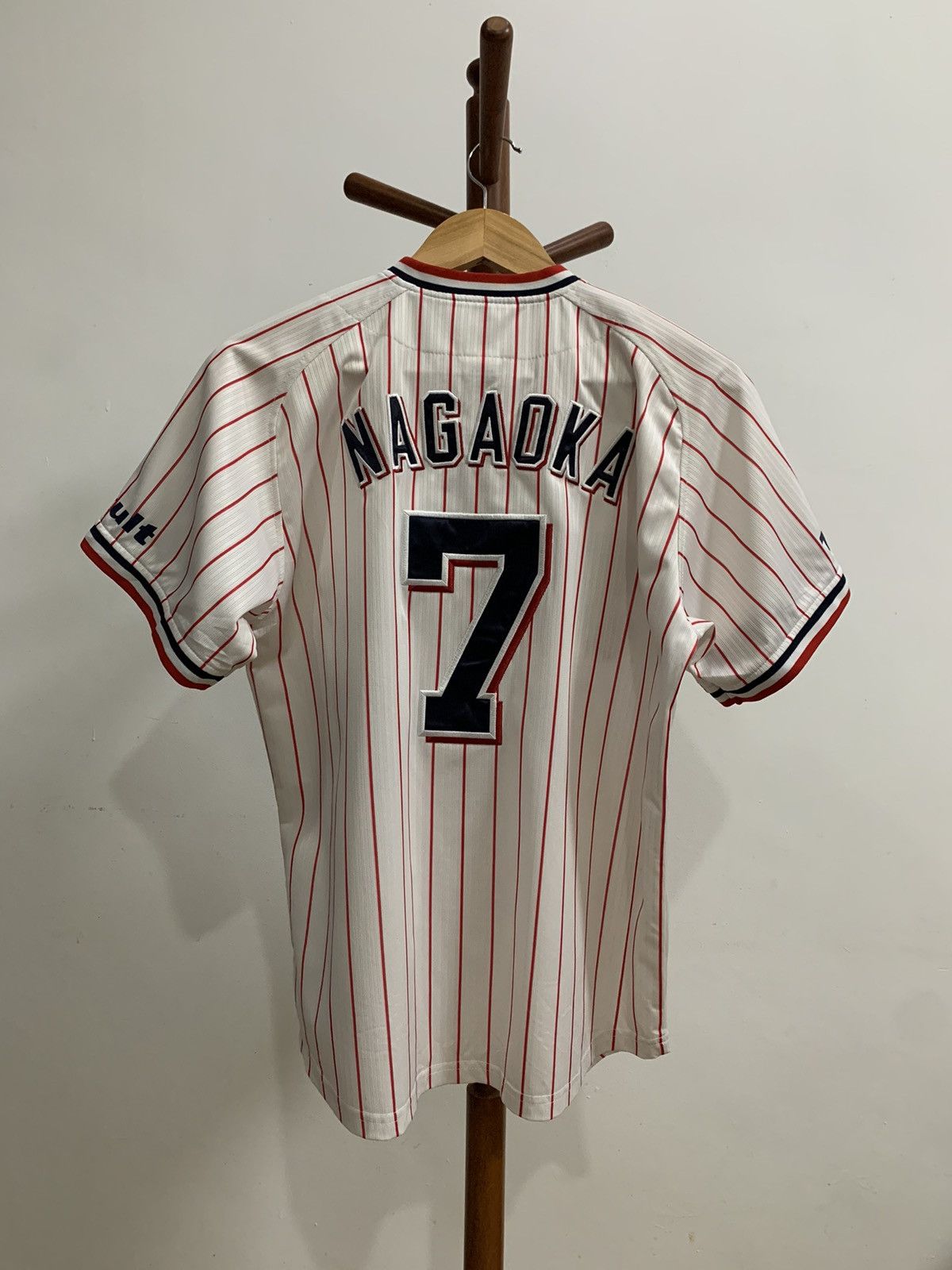 MLB × Majestic Swallows Nagaoka Baseball Jersey Size US S / EU 44-46 / 1 - 9 Thumbnail