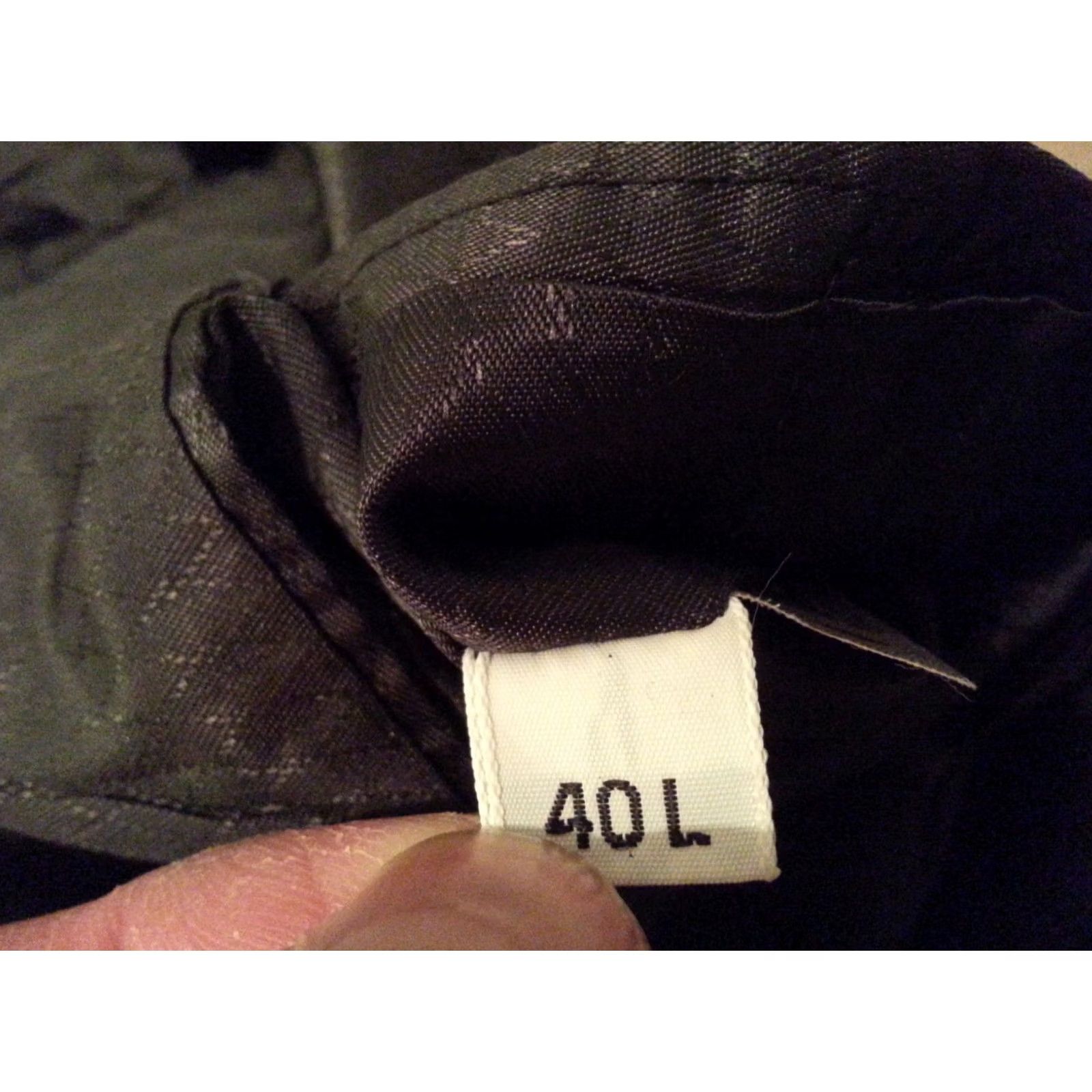 Hart Schaffner Marx Mens Hart Schaffner Marx Suit Grey Gray 40L Jacket Pants 30x33 Wool Size 40R - 6 Thumbnail