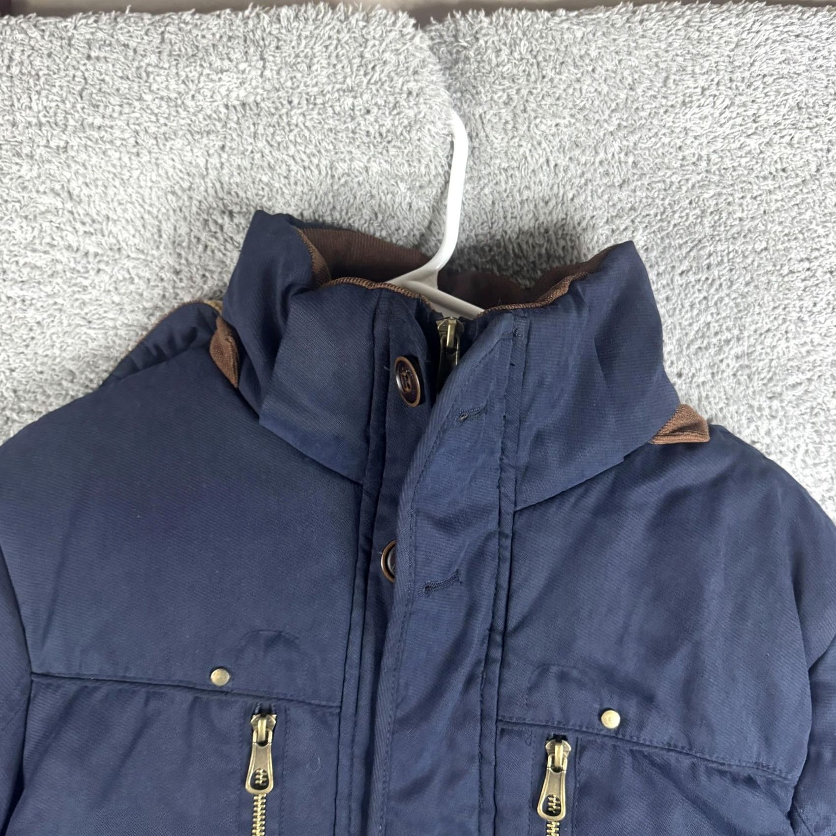 Vintage Jacket 2XL Blue Hooded Insulated Waterproof Parka Full Zip Outdoor Winter Mens Size US XXL / EU 58 / 5 - 7 Thumbnail