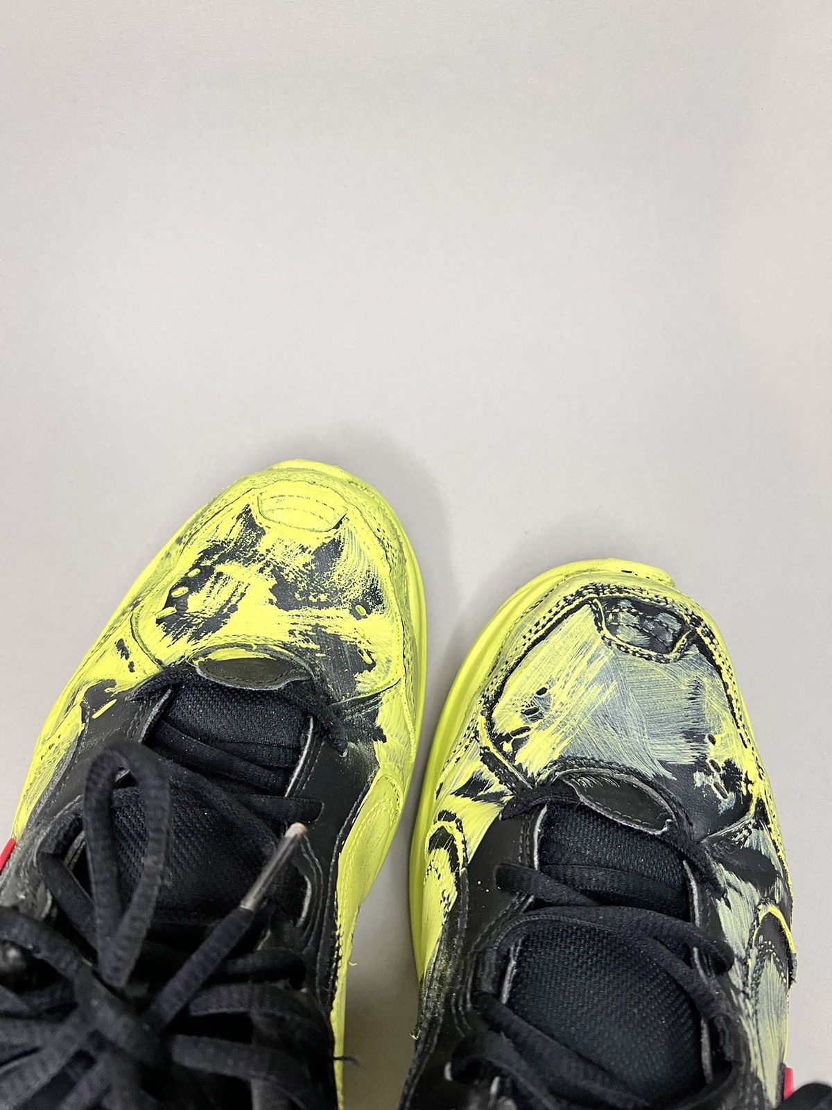 Nike Nike Air Monarch Iv Black 415445-001 custom rubber 3d swooh Size US 9 / EU 42 - 7 Thumbnail