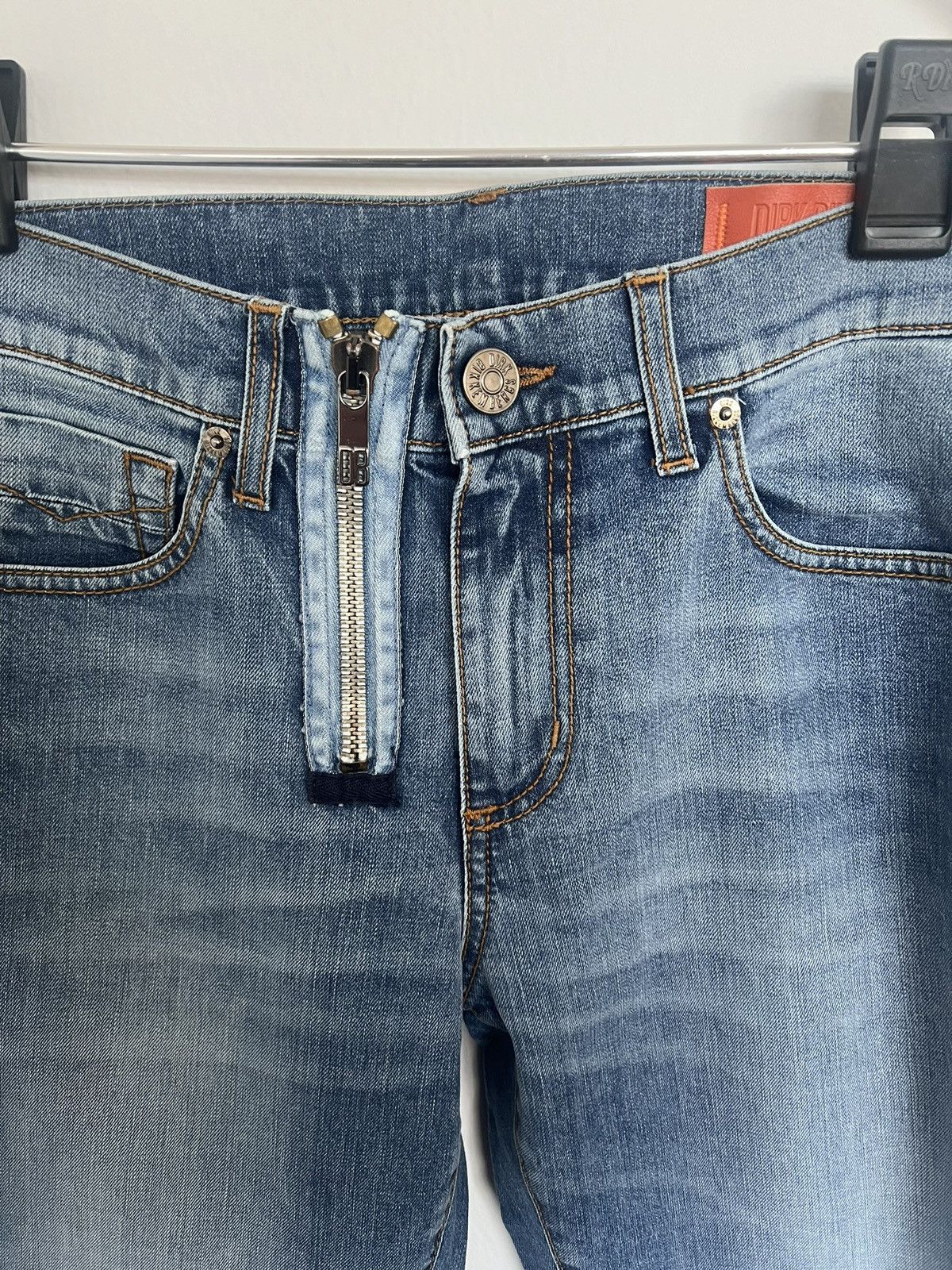 Dirk Bikkembergs Bikkembergs Men’s Double Zip Staight Cut Jeans Size US 31 - 4 Thumbnail