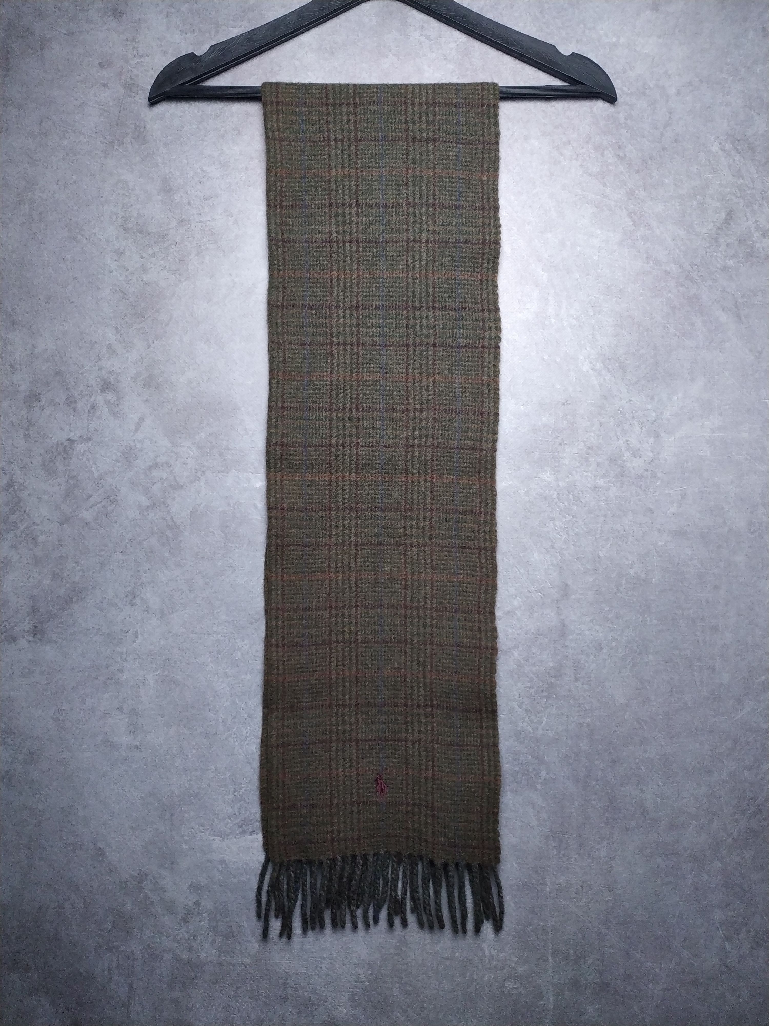 Polo Ralph Lauren Vintage Polo Ralph Lauren Scarf Wool Scarves Size ONE SIZE - 1 Thumbnail