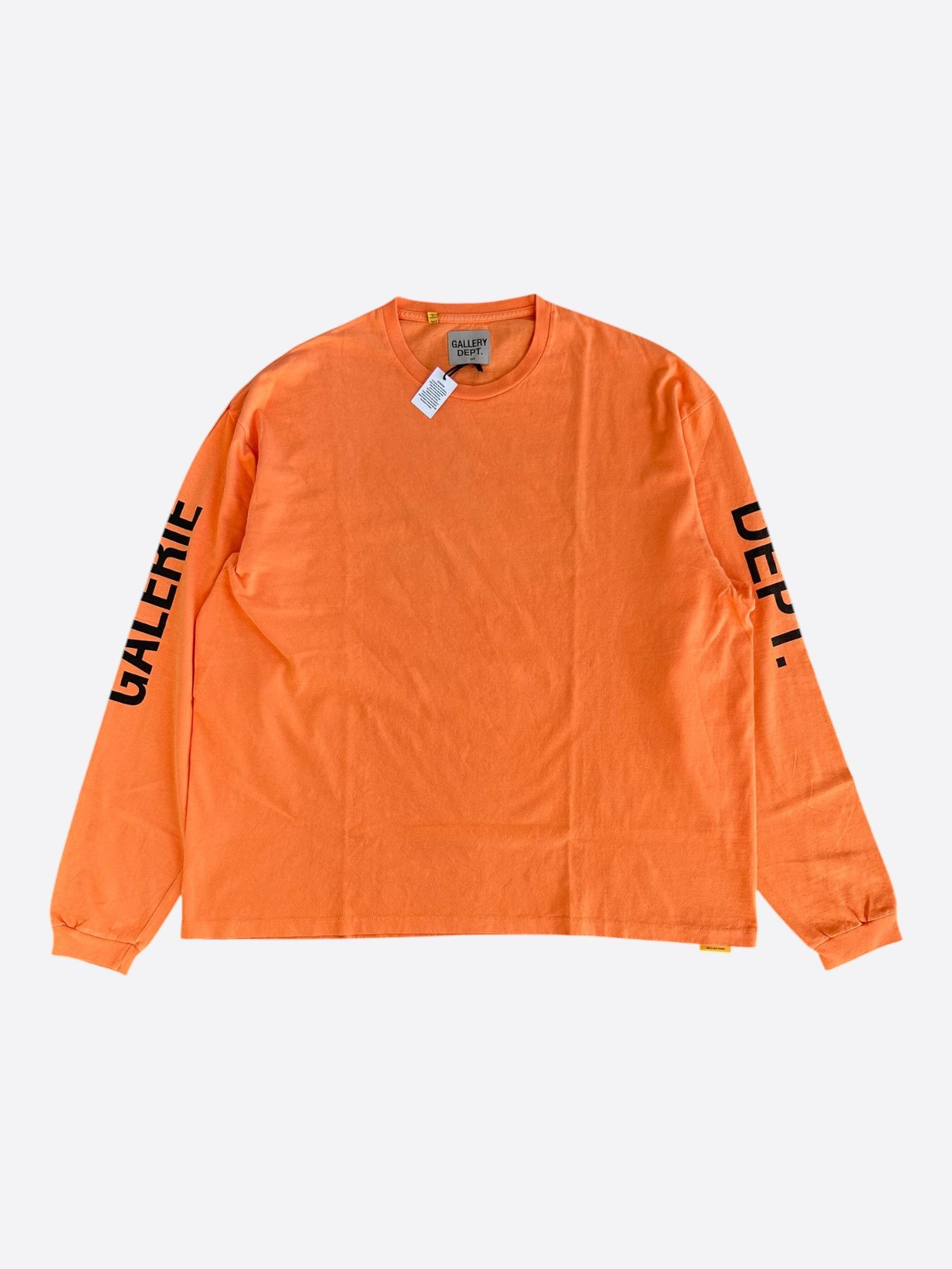 Gallery Dept. Orange & Black French Collector Longsleeve T-Shirt Size US XXL / EU 58 / 5 - 1 Thumbnail