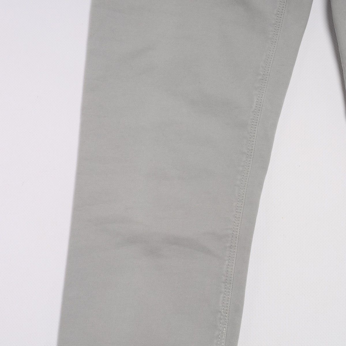 Prada Prada Gray Cotton Pants Logo Raw Edge Size 27" / US 4 / IT 40 - 7 Thumbnail