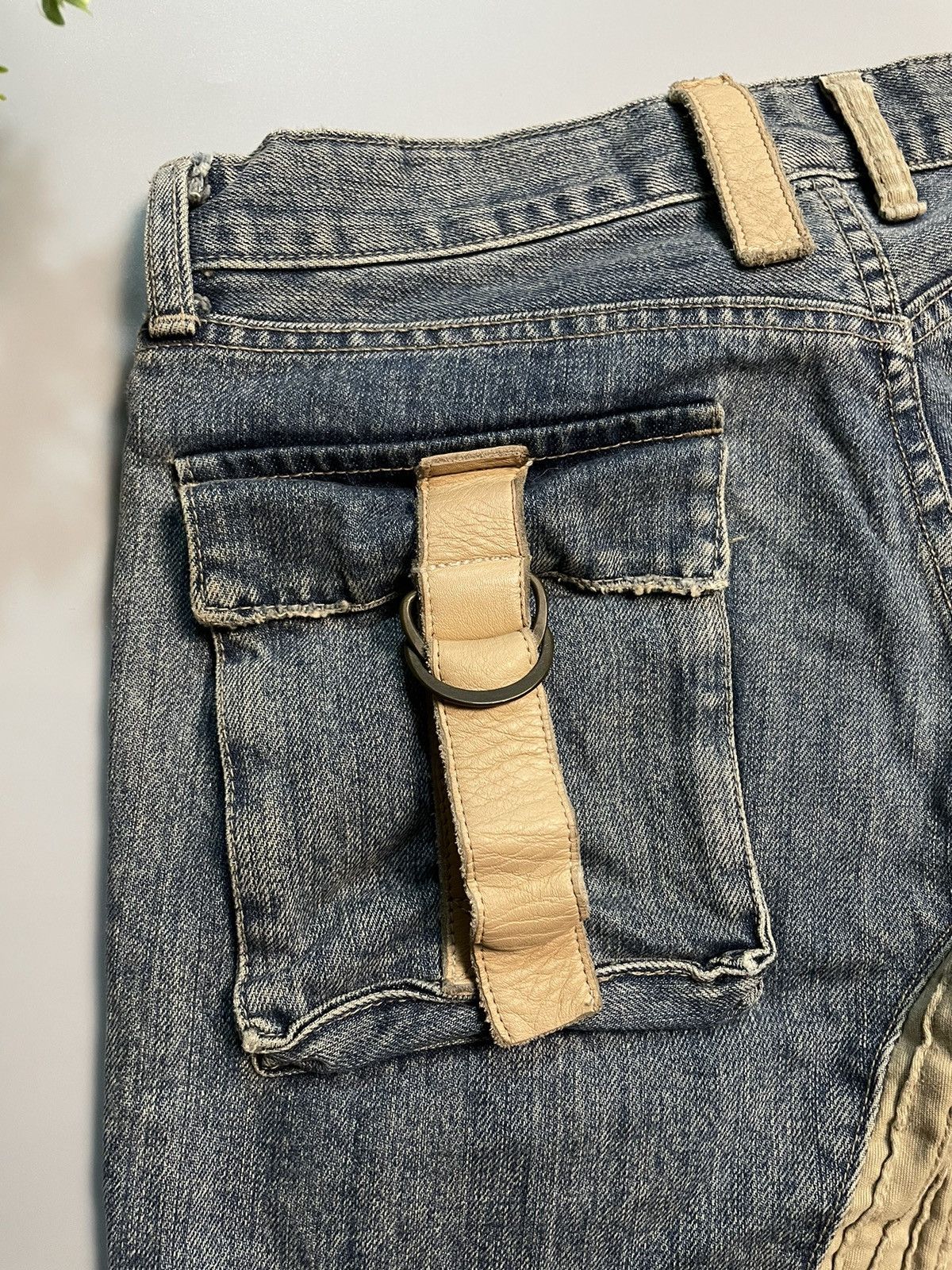 Japanese Brand Prigs Hybrid Panelled Denim Size US 32 / EU 48 - 17 Thumbnail