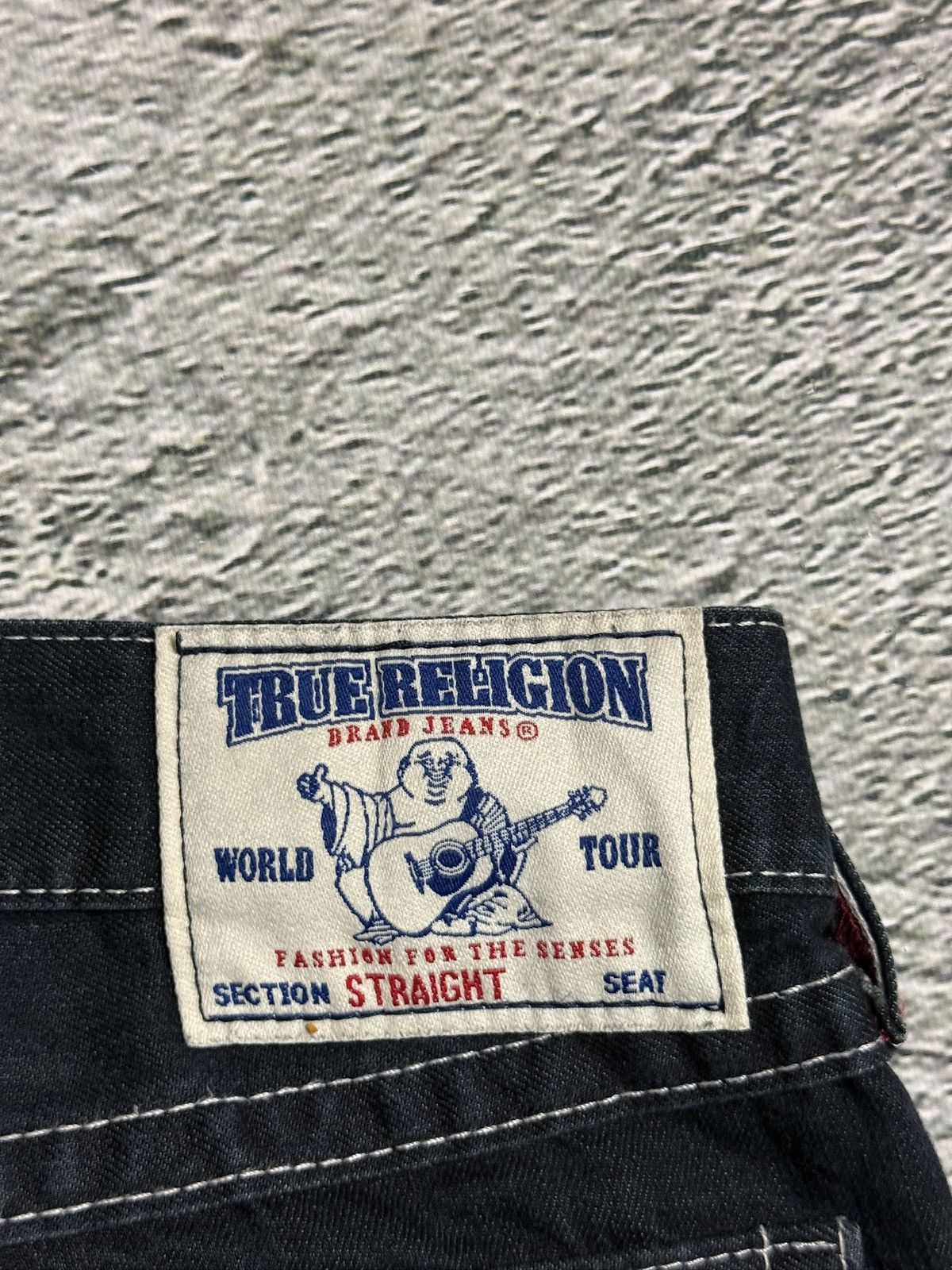 True Religion True Religion jeans straight denim red rope stitching Size US 38 / EU 54 - 5 Thumbnail