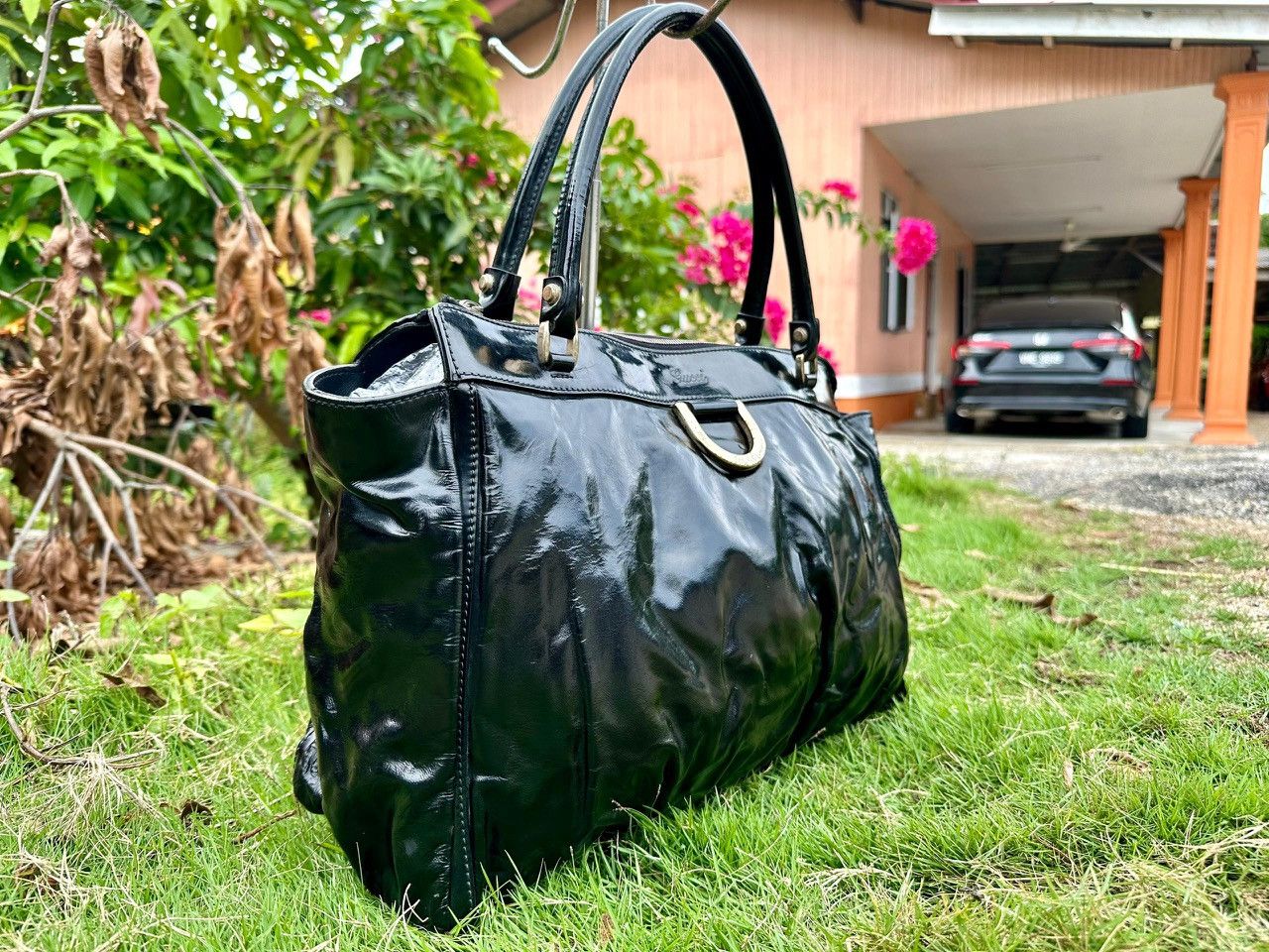 Gucci Authentic Gucci Abbey D-Ring Calf Leather Tote Bag Size ONE SIZE - 3 Thumbnail