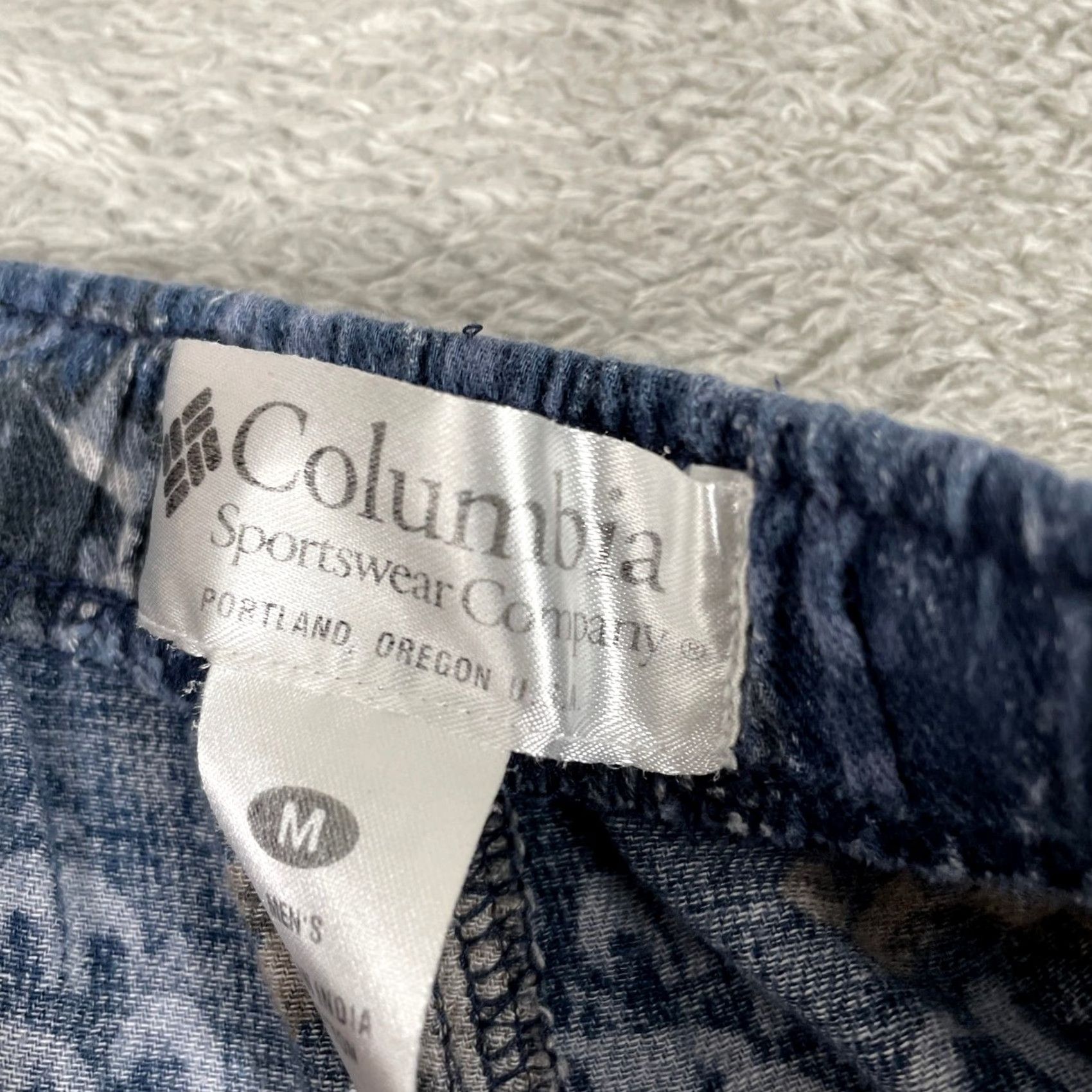Vintage Columbia Pajama Pants Mens M Blue Labrador Dog Print Lounge Sleepwear Size US 31 - 7 Thumbnail