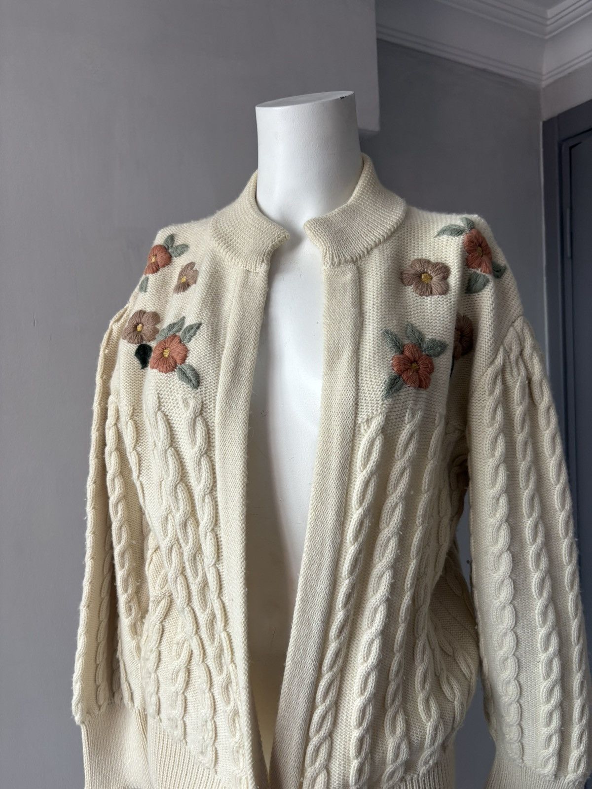 Vintage Vintage wool cardigan Size L / US 10 / IT 46 - 8 Thumbnail