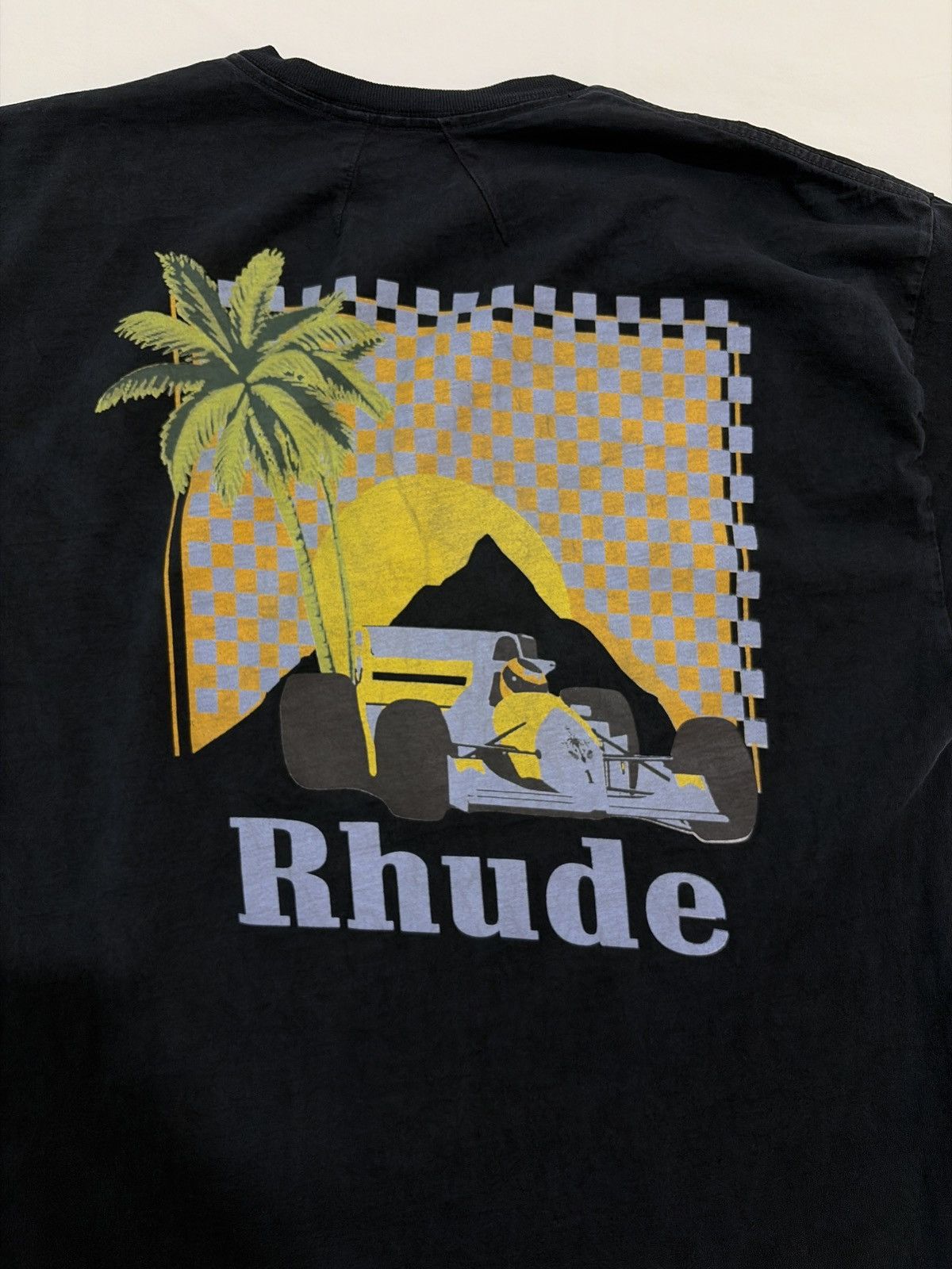 Rhude Rhude Miami Moonlight F1 Palm Logo Tee Size US M / EU 48-50 / 2 - 5 Thumbnail
