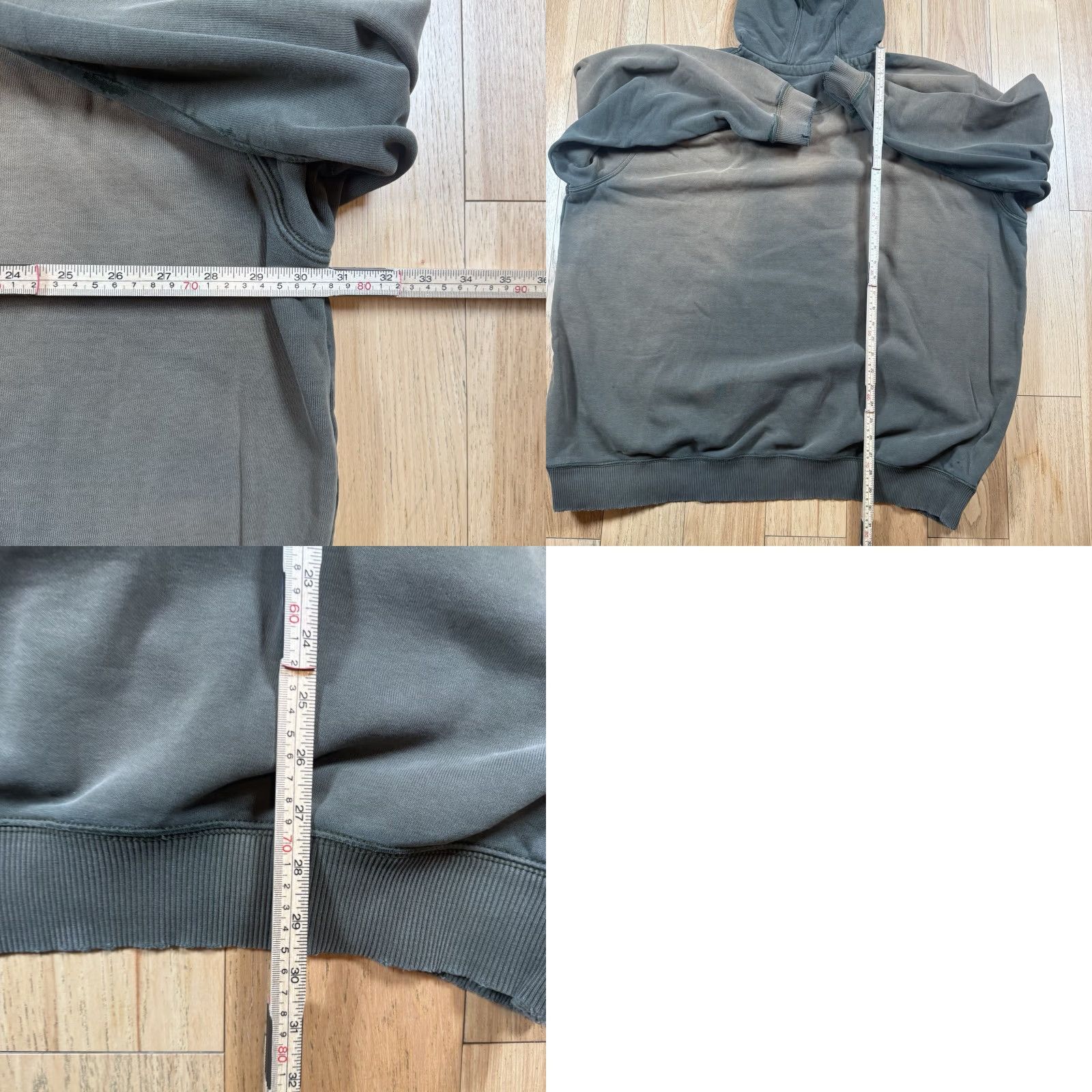 Carhartt VINTAGE Carhartt Hoodie Mens 3XL Tall Pullover Big & Tall 90s Sun Faded Green Blue Distressed Y2K Size US XXL / EU 58 / 5 - 8 Thumbnail