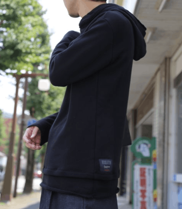 Yohji Yamamoto Yohji Yamamoto Pour Homme - RE Long Sleeve Hoodie Size US L / EU 52-54 / 3 - 4 Thumbnail