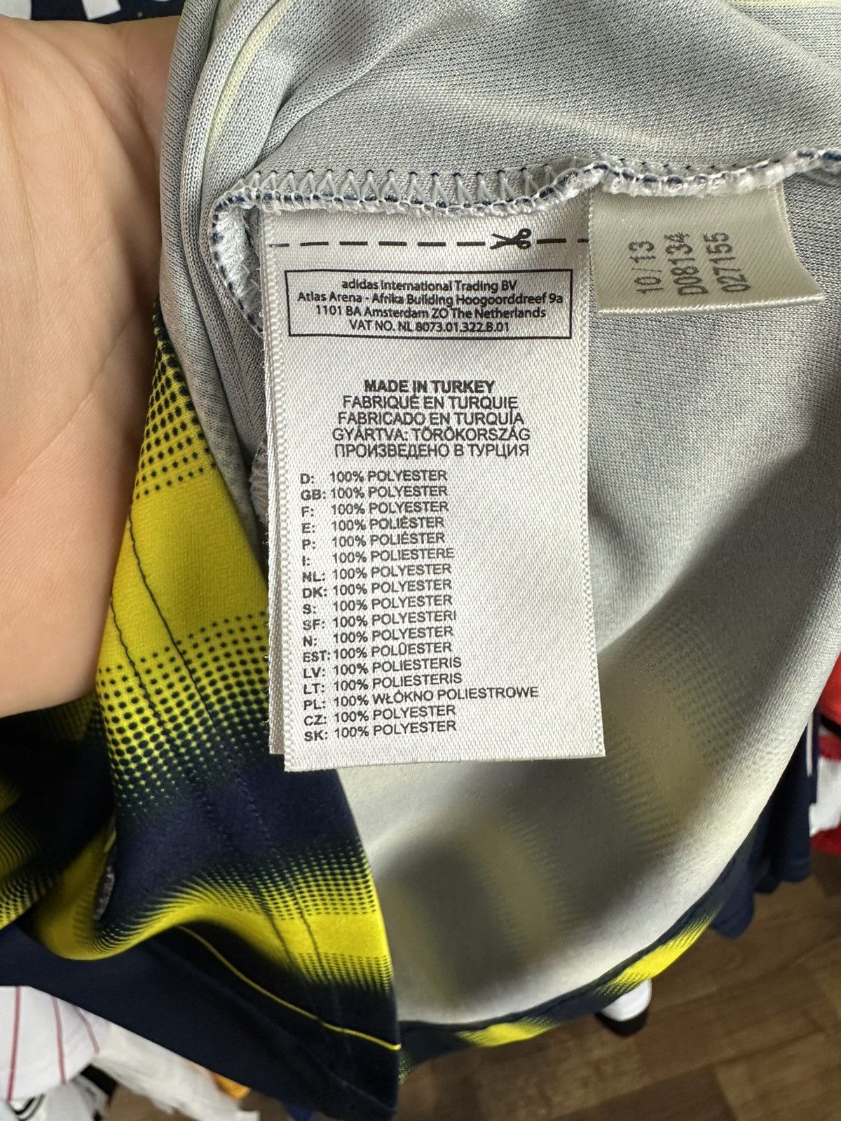 Adidas Adidas Fenerbahce 2013-14 Home Football Shirt Soccer Jersey Size US M / EU 48-50 / 2 - 6 Thumbnail