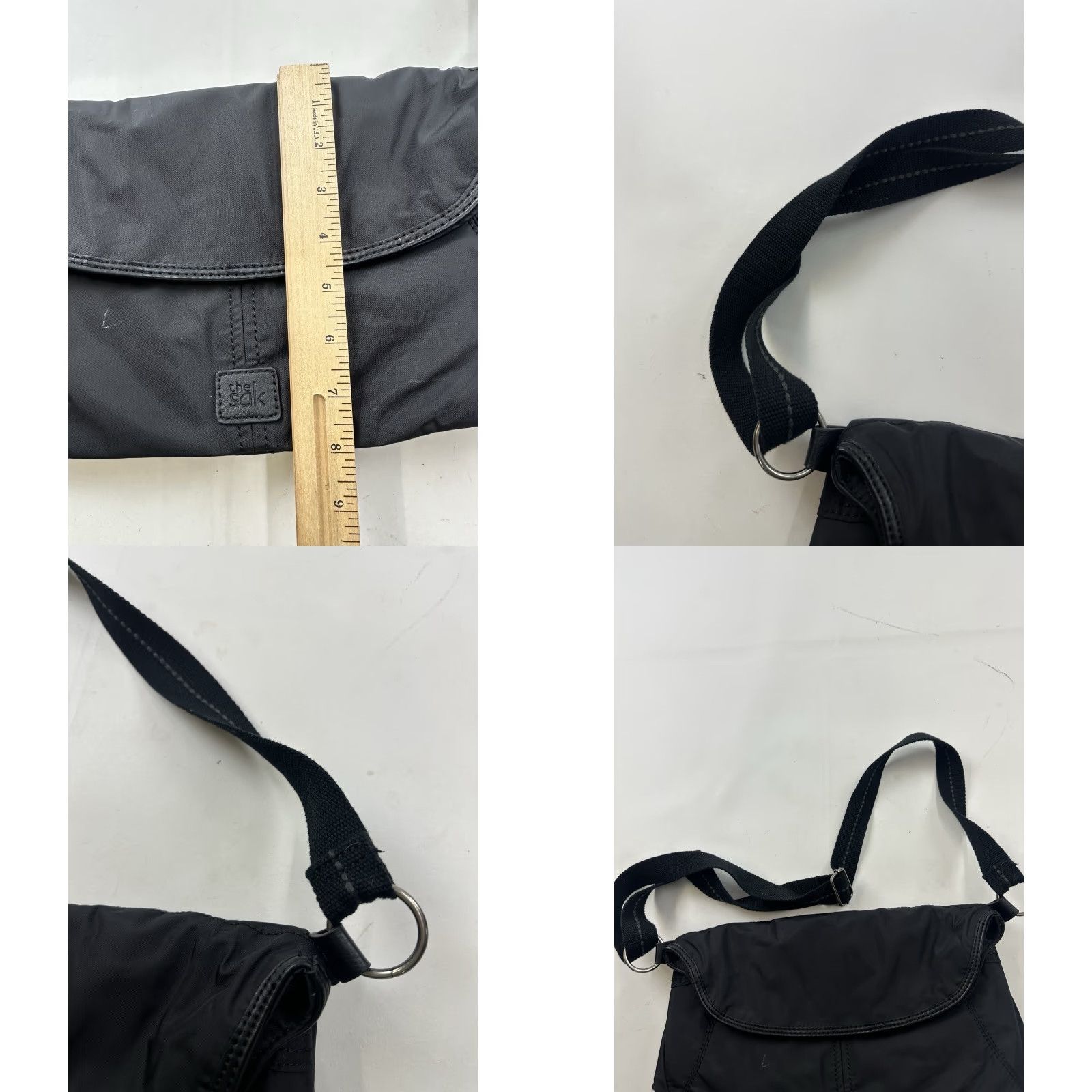 The Sak The Sak Crossbody Womens Black Flap Fold Over Shoulder Bag Size ONE SIZE - 9 Thumbnail