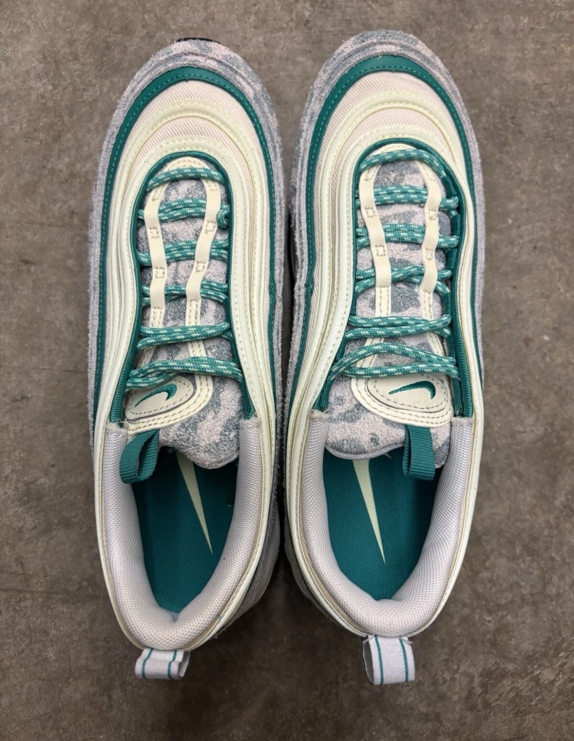 Nike Size 8.5- BRAND NEW Nike Air Max 97 Neptune Green Camo Size US 8.5 / EU 41-42 - 2 Thumbnail