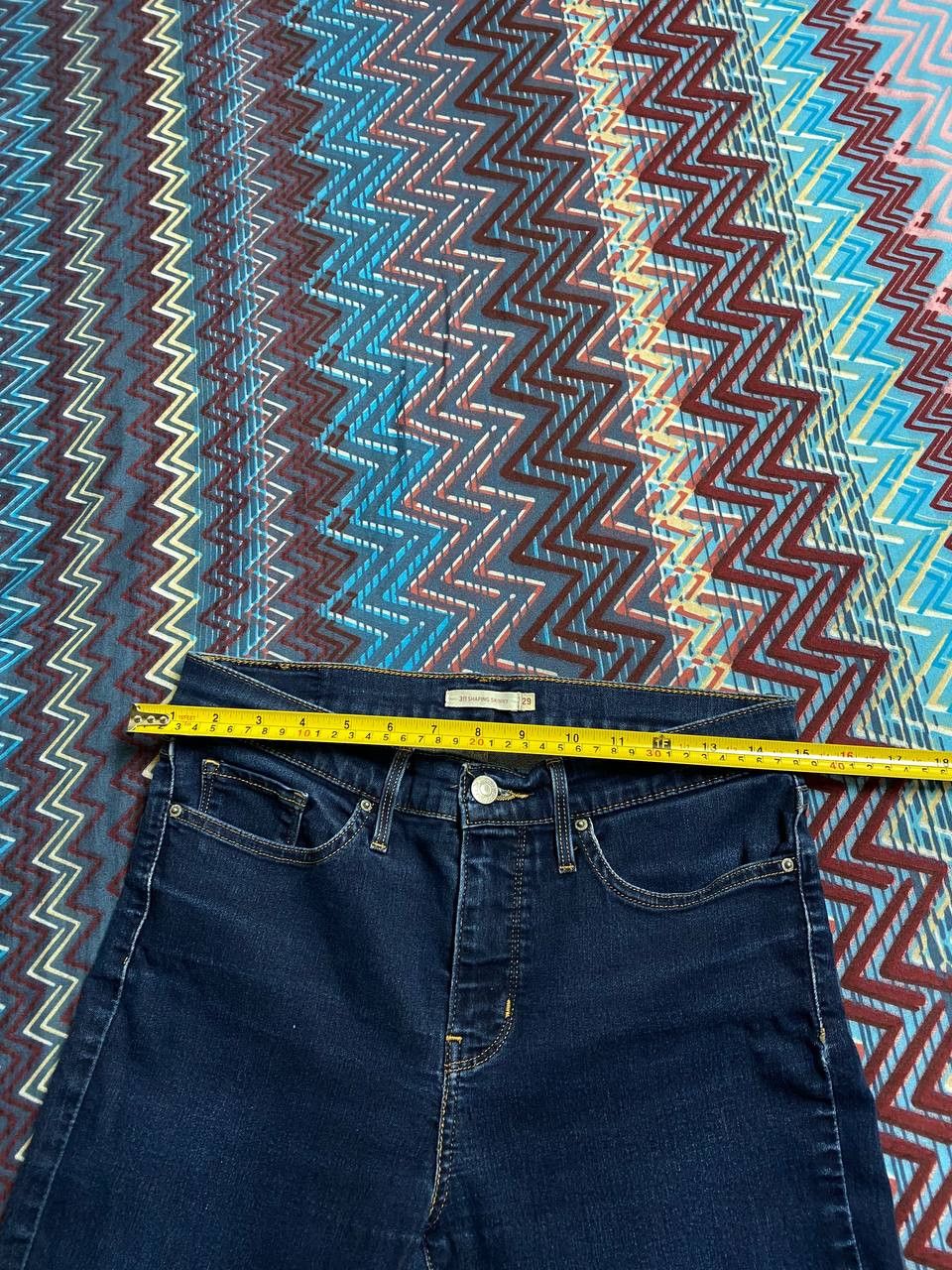 Levi's × Vintage Levis 311 Shaping Skinny Faded Distresed Size 29" - 12 Thumbnail