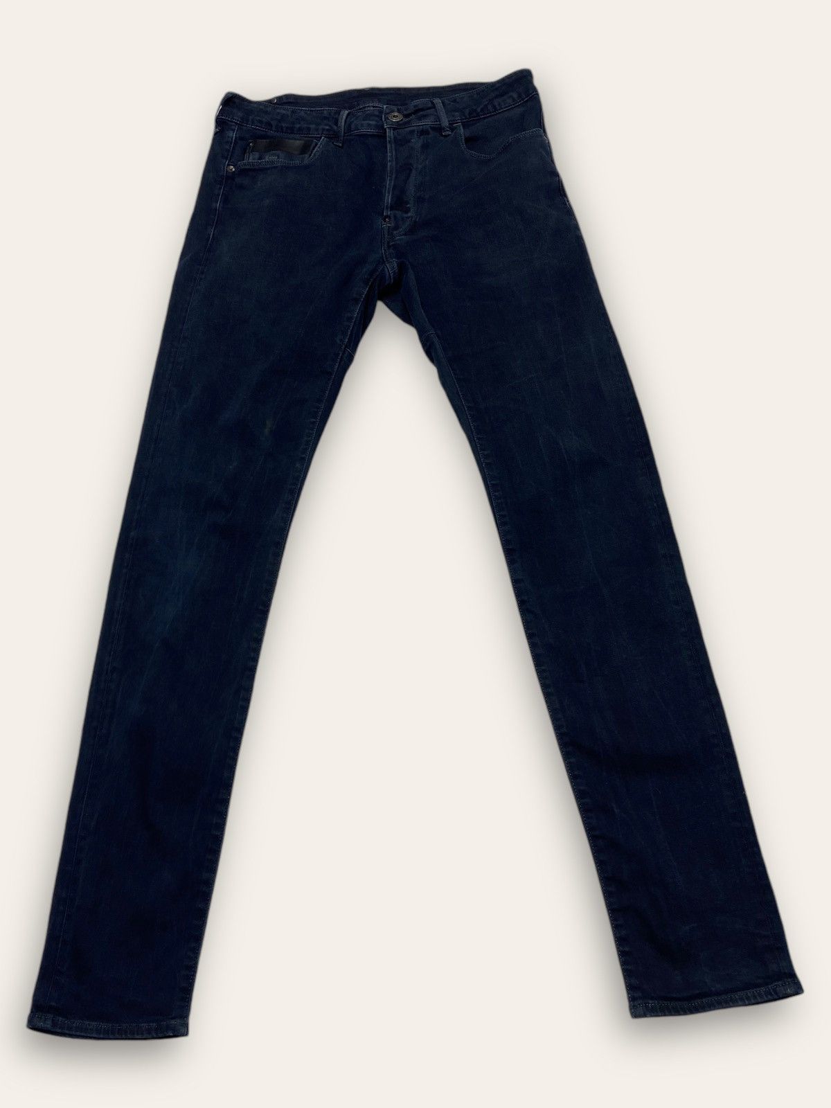G-Star Vintage G STAR Deep Blue Navy Slim Jeans W34 L34 Size US 34 / EU 50 - 2 Thumbnail