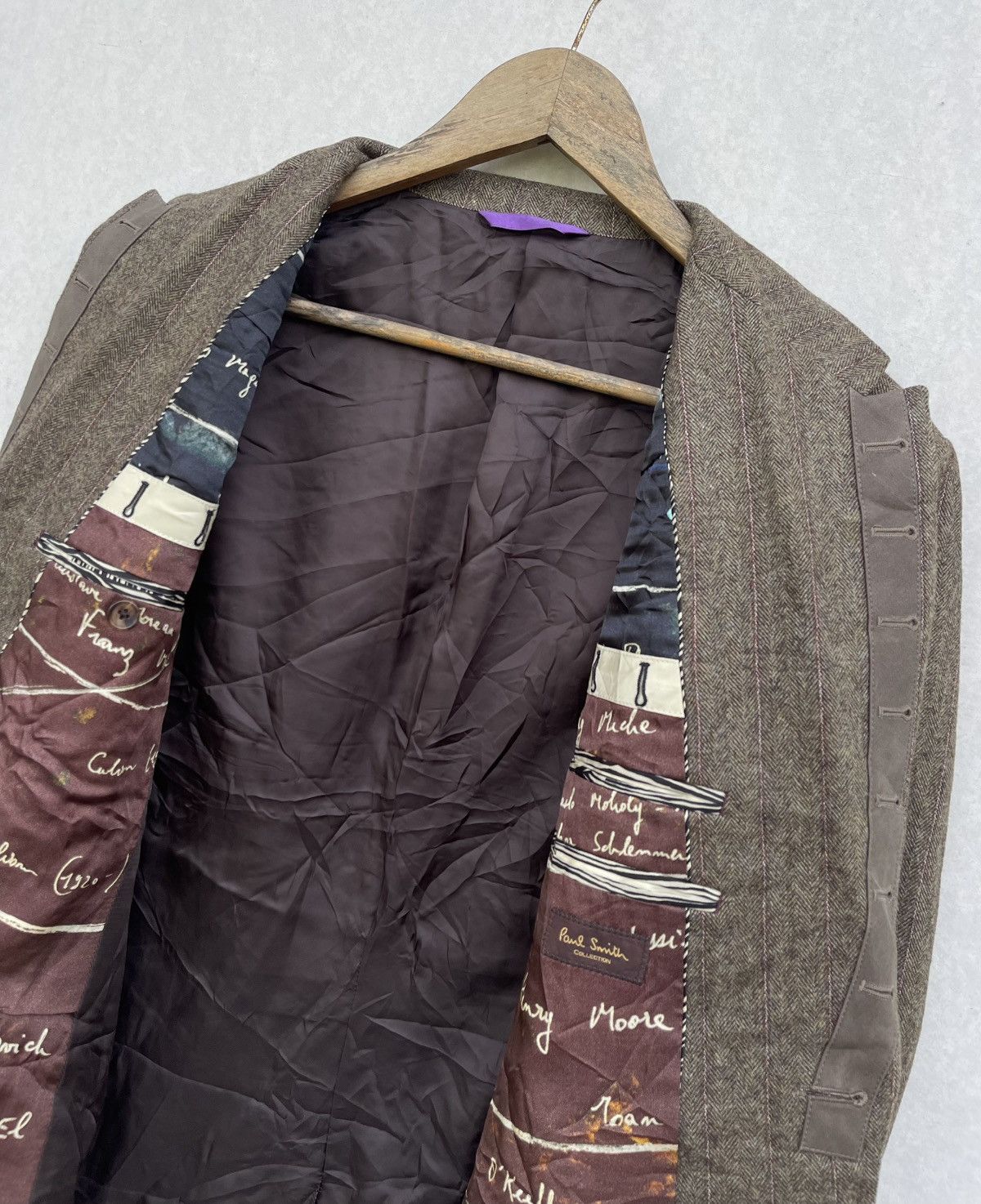 Paul Smith × Paul Smith Red Ear 🔥RARE🔥 Paul Smith Men's "Buttonhole" Blazer Jacket Size US L / EU 52-54 / 3 - 19 Thumbnail