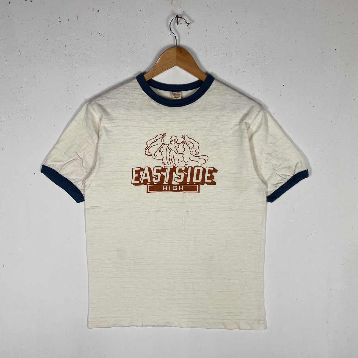 Warehouse WAREHOUSE EASTSIDE HIGH School Ringer Tee Size US M / EU 48-50 / 2 - 2 Thumbnail