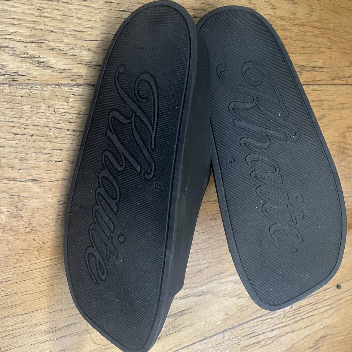 KHAITE Khaite Brighton Rubber Pool Slides Chunky Slip On Sandals 40 Size US 10 / IT 40 - 4 Thumbnail