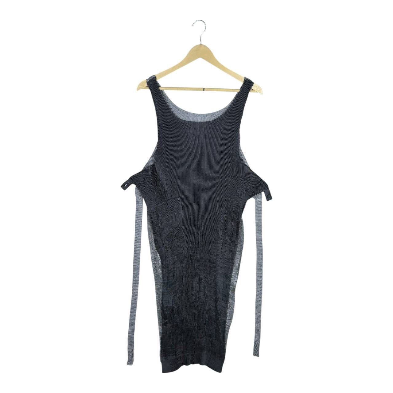 Issey Miyake Vtg Issey Miyake IM Product Pleated Reversible Apron Dress Size ONE SIZE - 5 Thumbnail