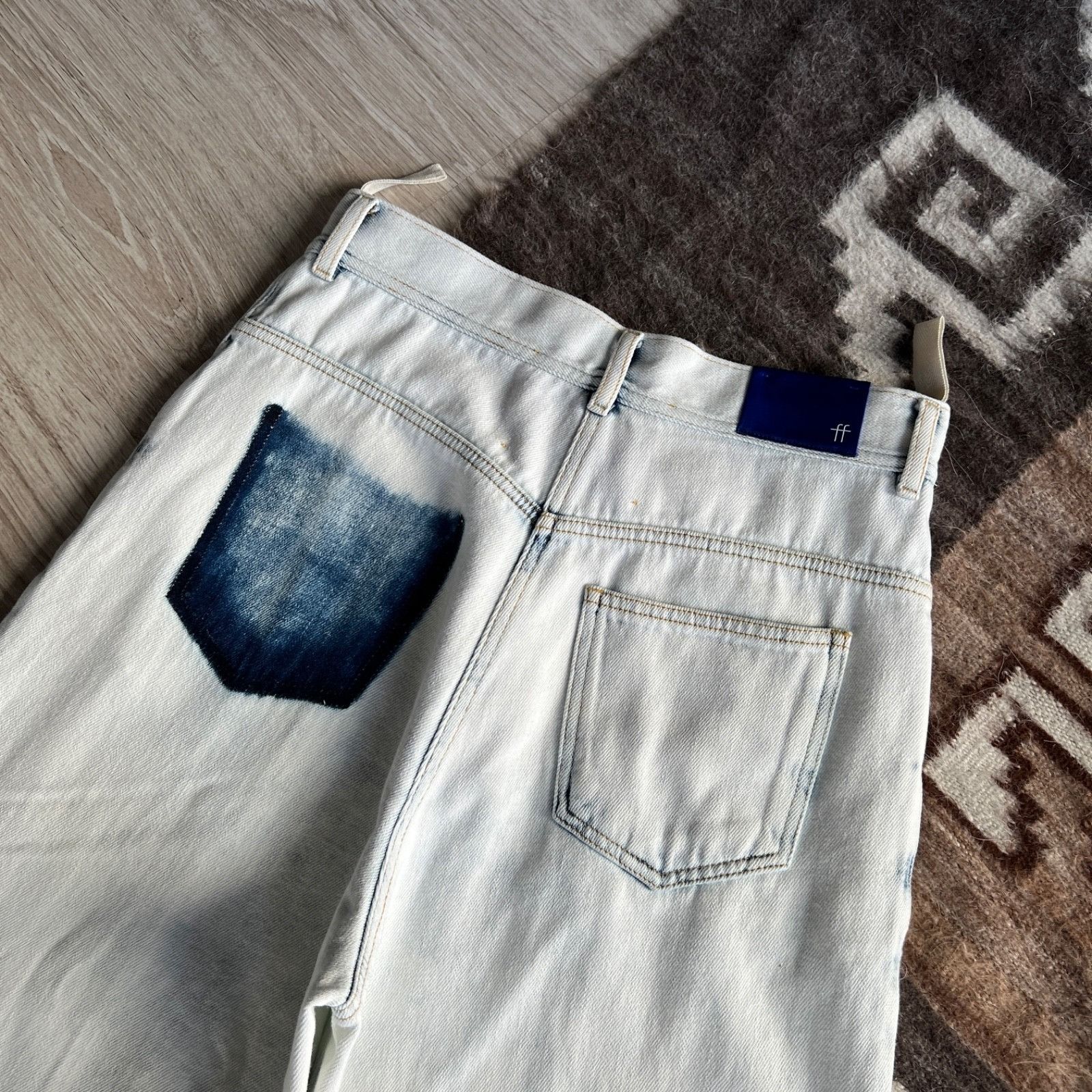 forte_forte Forte Forte Denim Set Jacket Wide Leg Pants Indigo Patch Wom Size L / US 10 / IT 46 - 12 Thumbnail