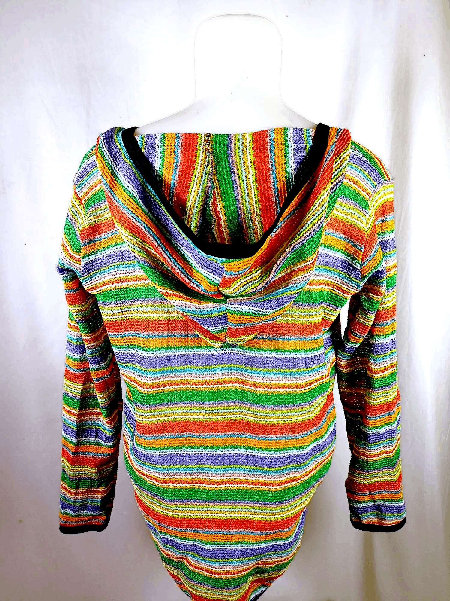 Japanese Brand LIZLIZA Mesh Net Cardigan Hoodie Size US L / EU 52-54 / 3 - 16 Thumbnail