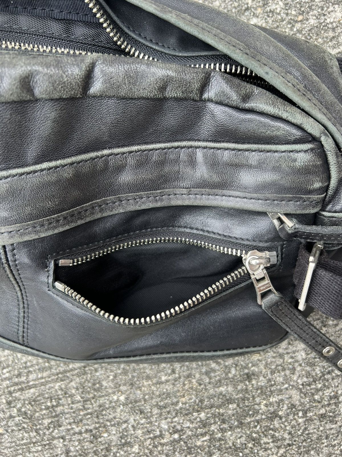 Leather Vintage Masterpiece Japan Patina Black Leather Bag Size ONE SIZE - 23 Thumbnail