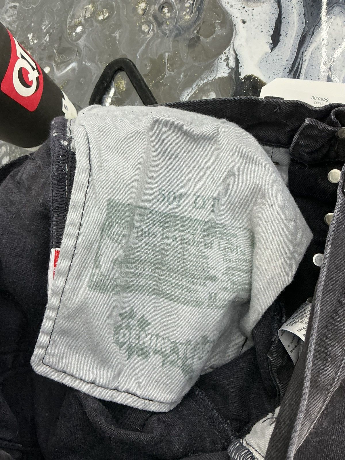 DENIM TEARS Denim Tears x Offset Jeans Black Size 31x32 Size US 31 - 14 Thumbnail